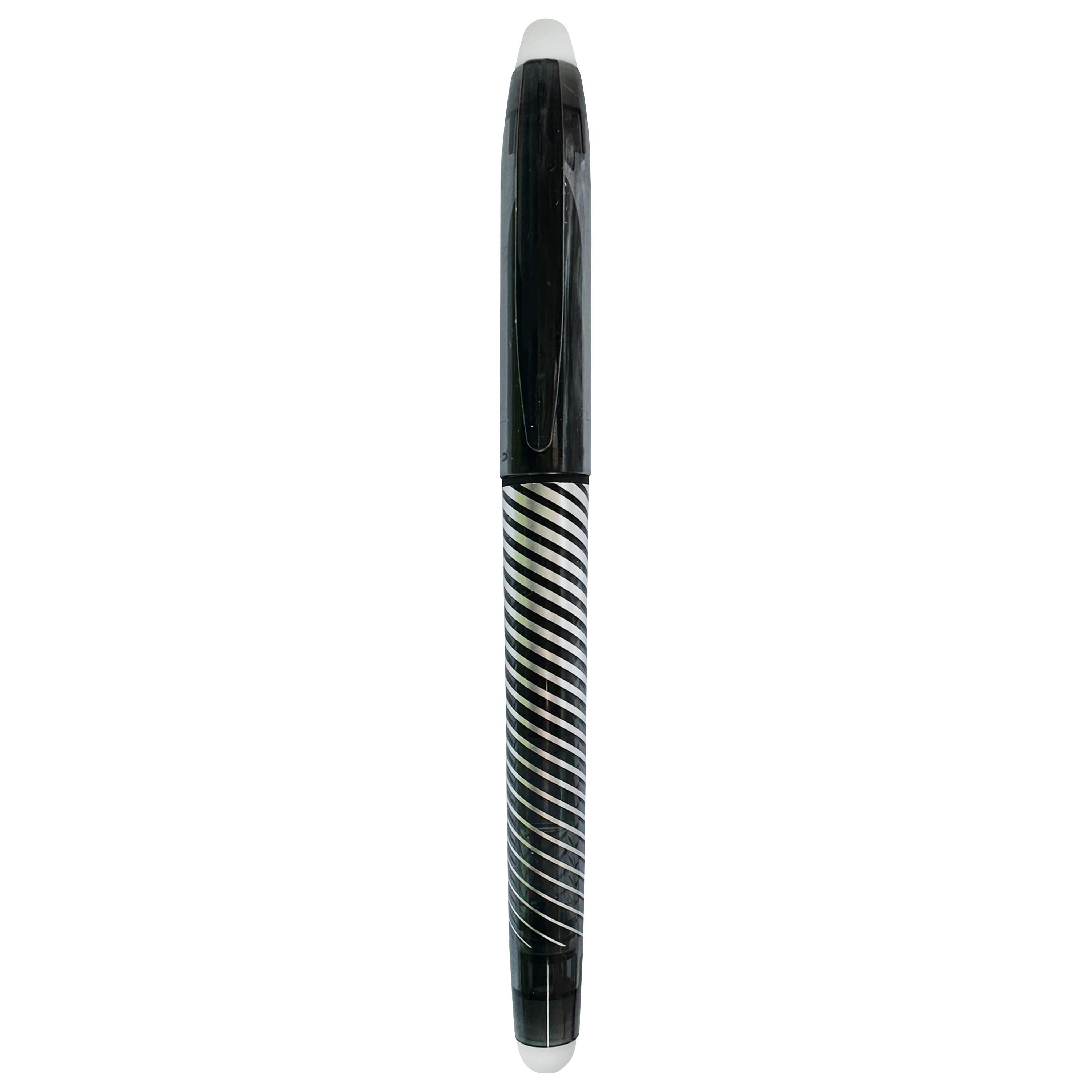 Voir la diapositive 2 : AUCHAN Roller Gel effaçable avec Capuchon rechargeable - Noir