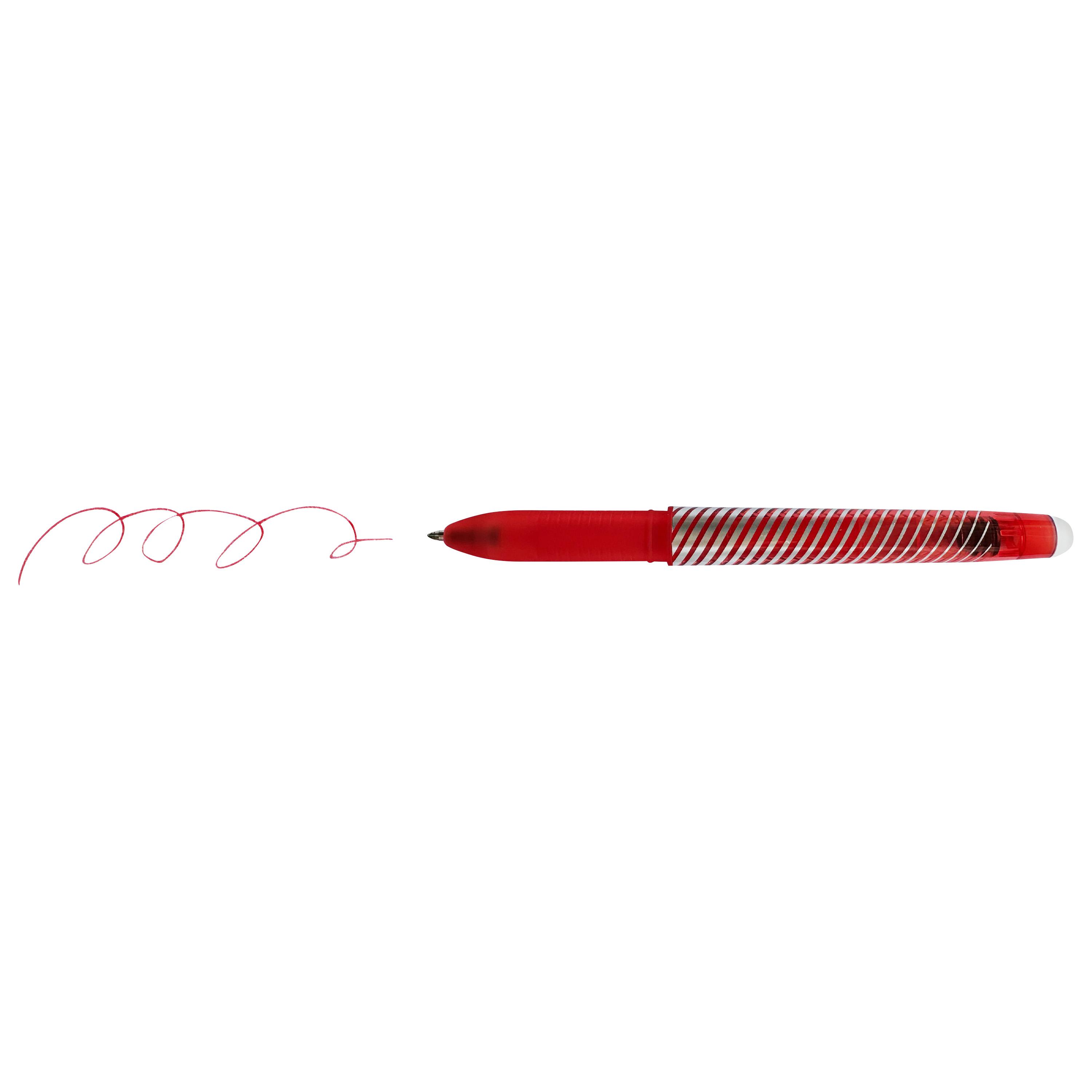 Voir la diapositive 3 : AUCHAN Roller Gel effaçable avec Capuchon rechargeable - Rouge