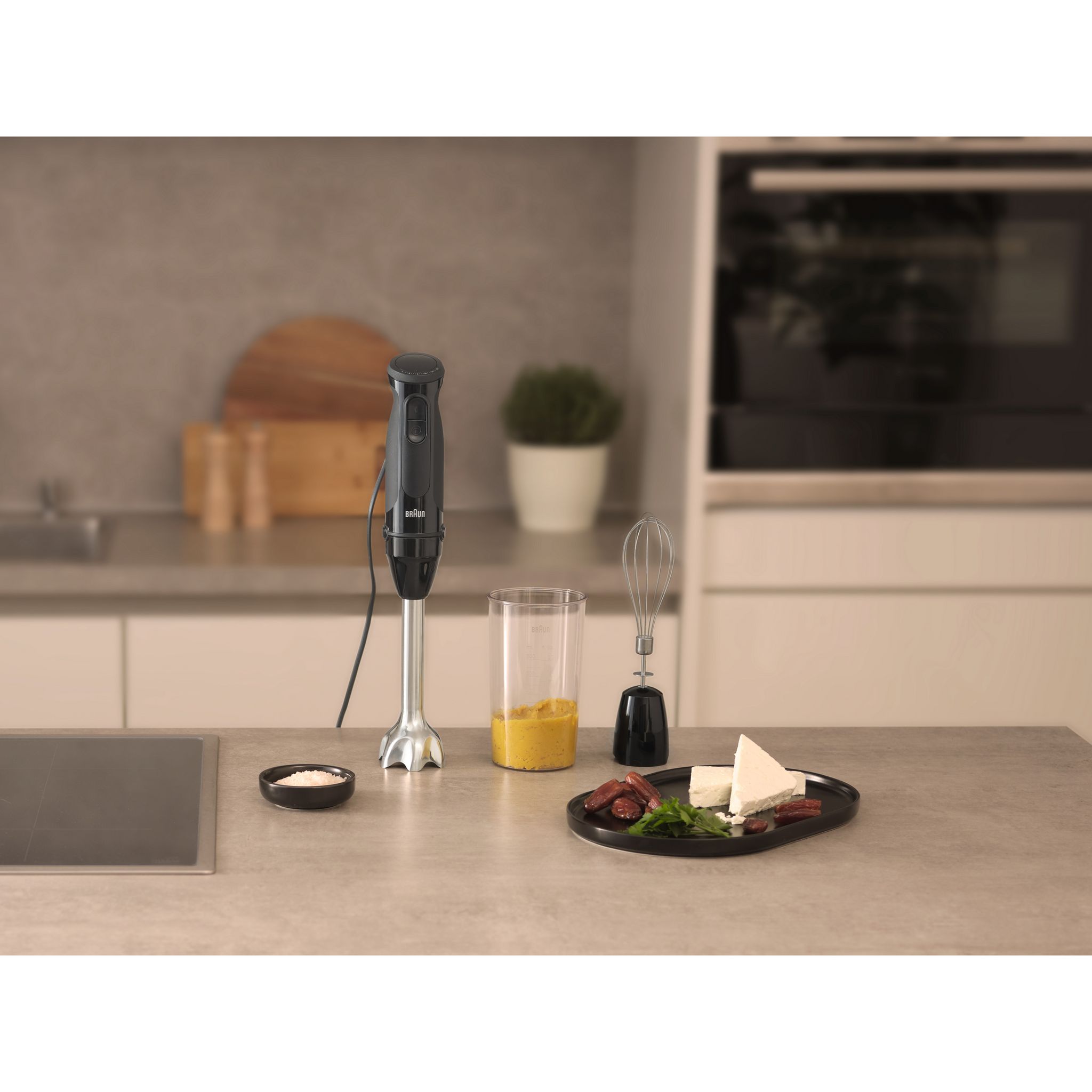 Voir la diapositive 5 : BRAUN Mixeur plongeant MQ50051M - Noir