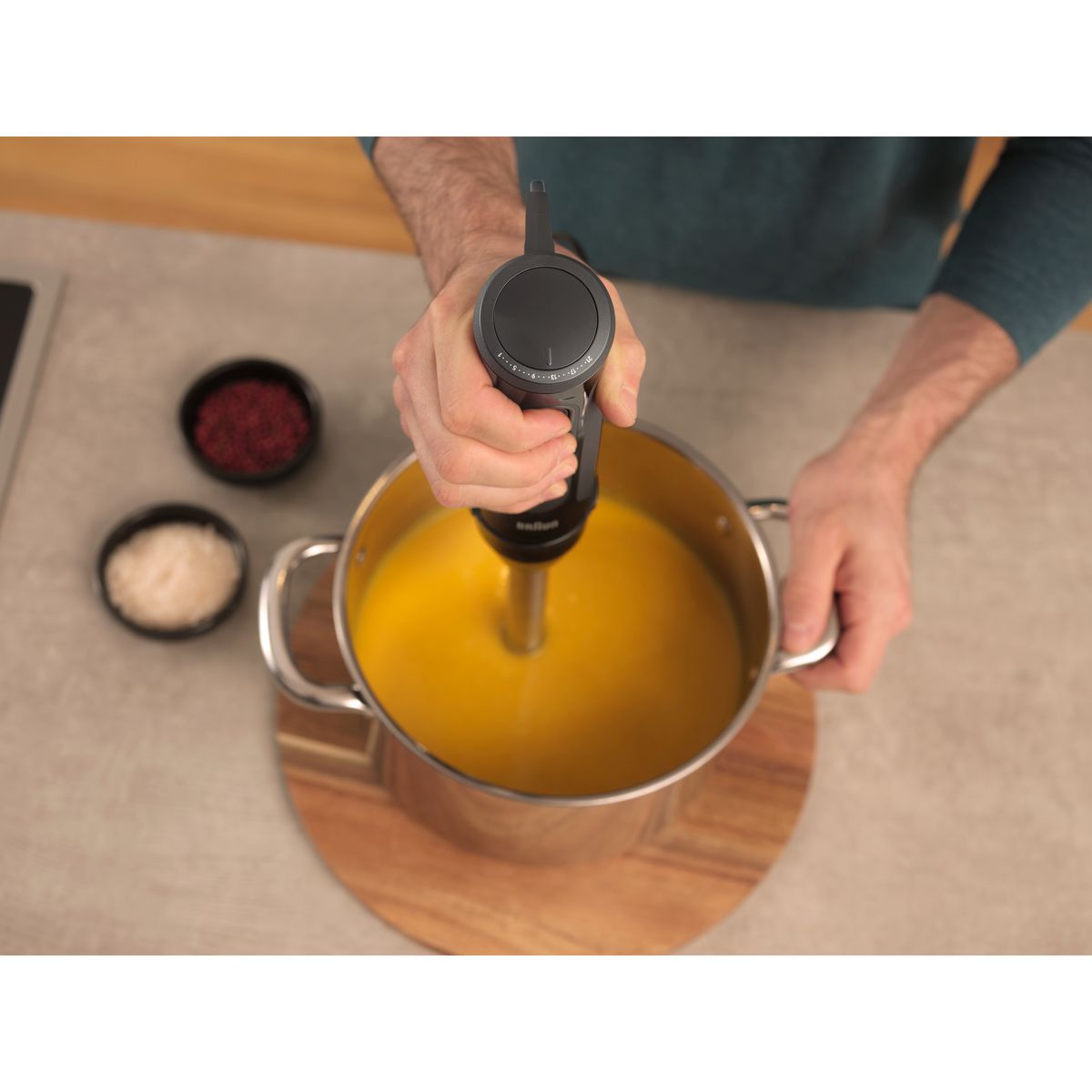 BRAUN Mixeur plongeant MQ50051M - Noir