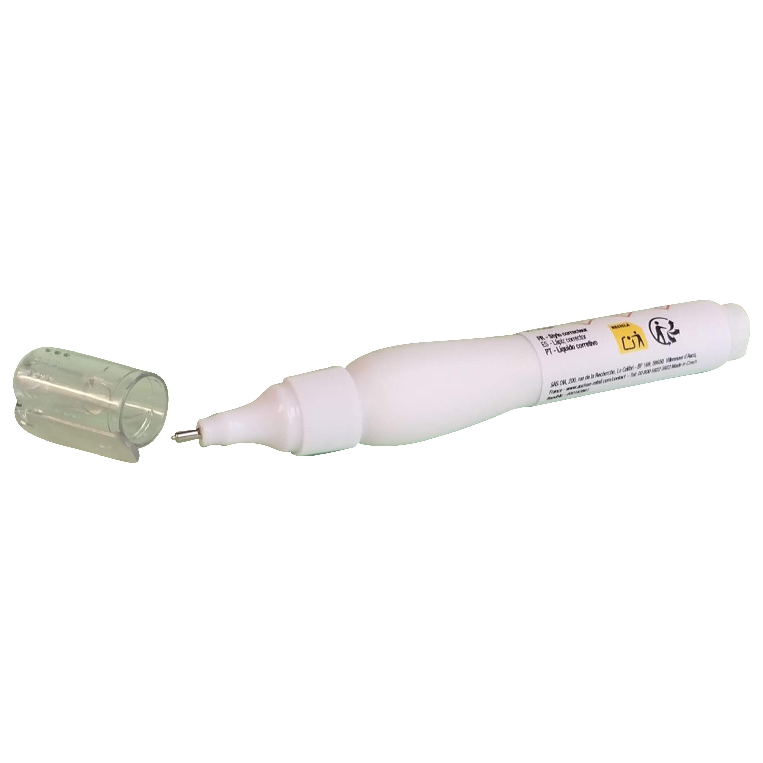 Voir la diapositive 3 : AUCHAN Stylo correcteur 8ml