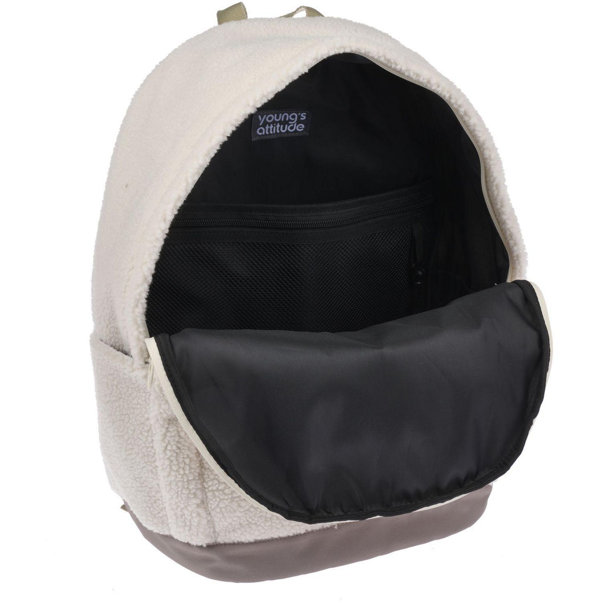 Voir la diapositive 5 : YOUNG'S ATTITUDE Sac à Dos 1 compartiment Trendy - Neo Sherpa