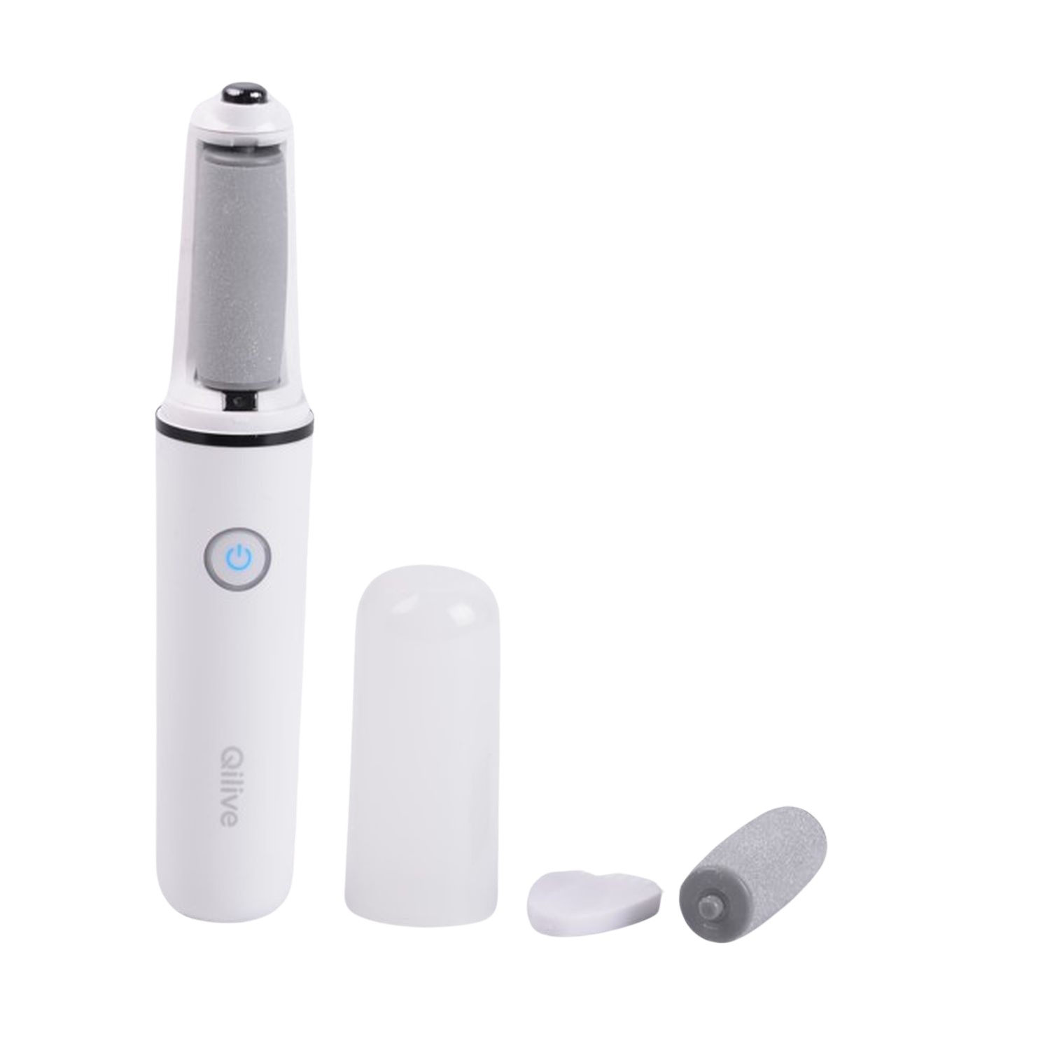 Voir la diapositive 2 : QILIVE Appareil anti-callosités rechargeable Q.7293 - Blanc