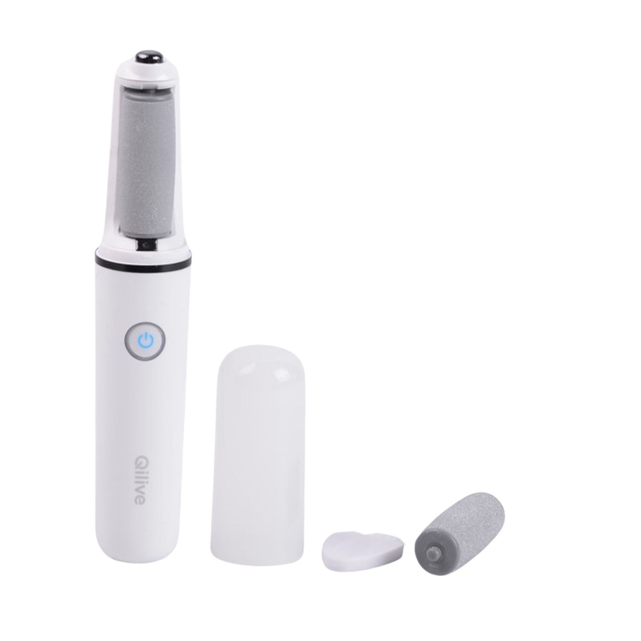 Voir la diapositive 2 : QILIVE Appareil anti-callosités rechargeable Q.7293 - Blanc