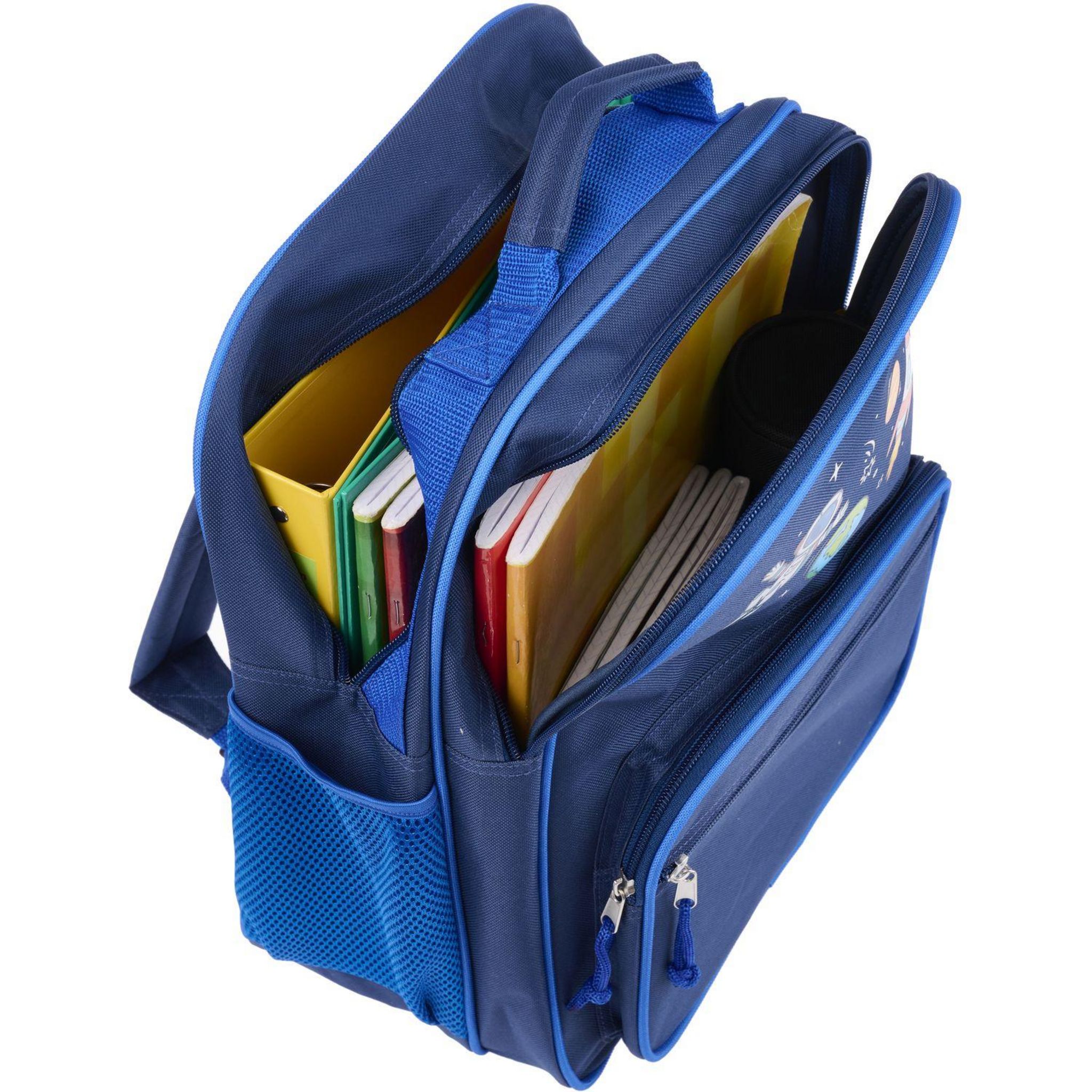 Voir la diapositive 6 : Sac à Dos Multipoche - Bleu Foncé