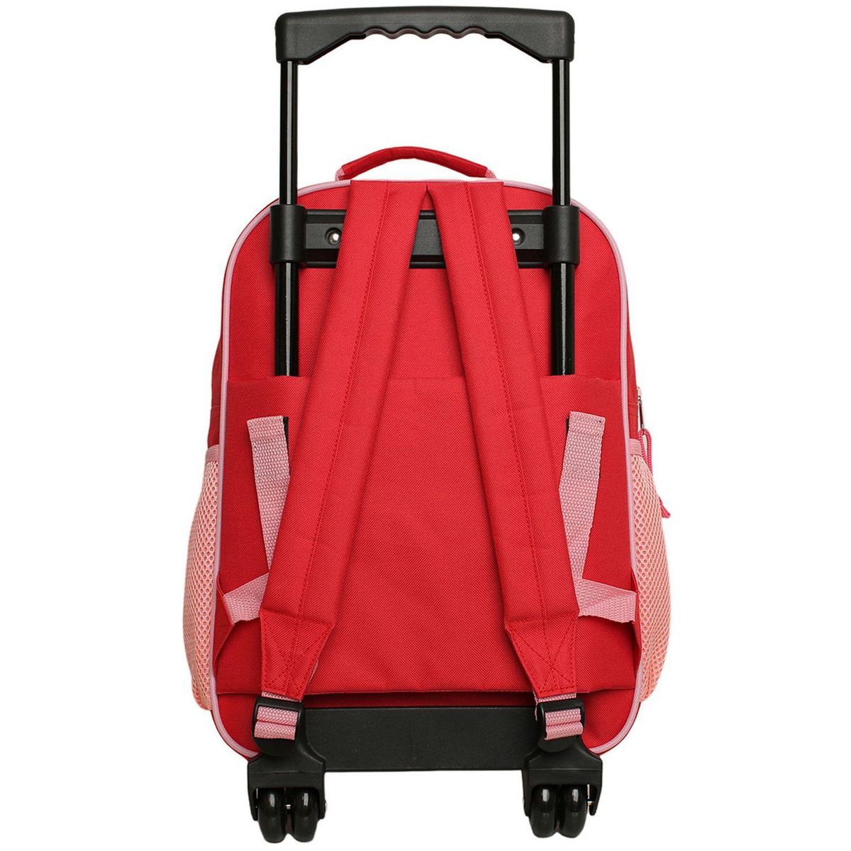 Sac à Dos à roulettes Multipoche - Rouge/Rose