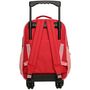 Voir la diapositive 3 : Sac à Dos à roulettes Multipoche - Rouge/Rose