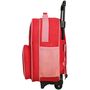Voir la diapositive 4 : Sac à Dos à roulettes Multipoche - Rouge/Rose