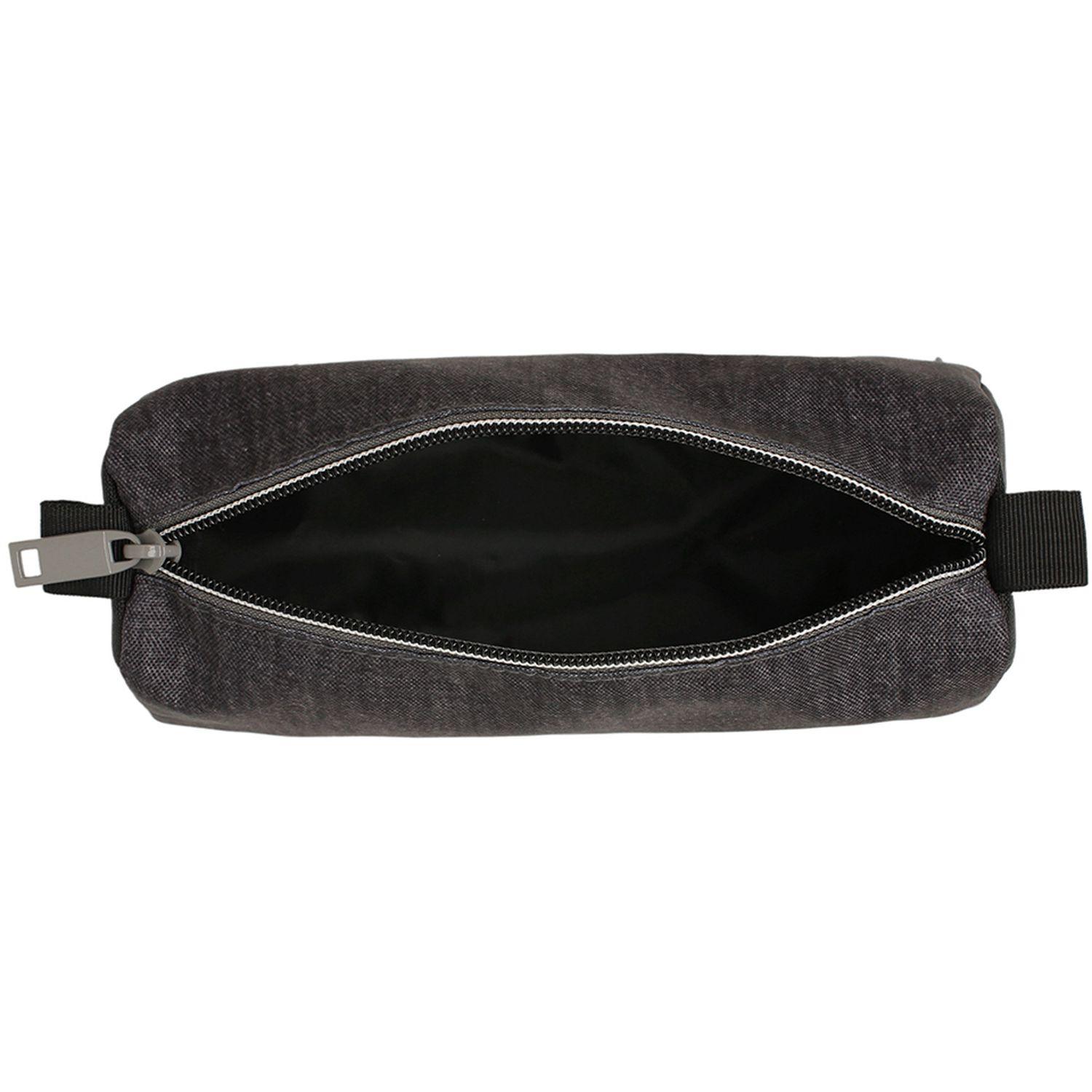 Voir la diapositive 4 : AUCHAN Trousse triangulaire Jeans - Noir