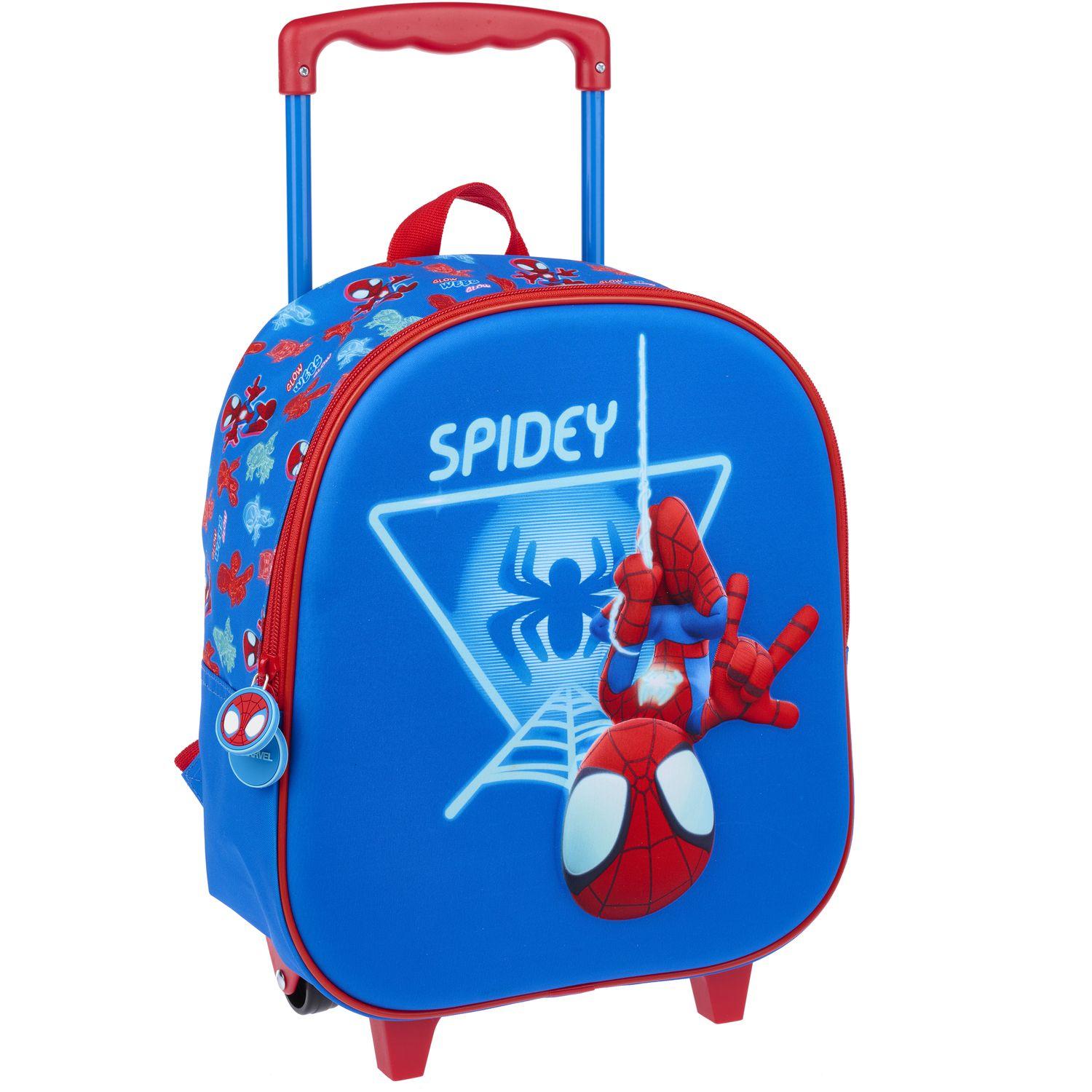 Voir la diapositive 2 : Sac à gouter à roulettes 3D Spidey