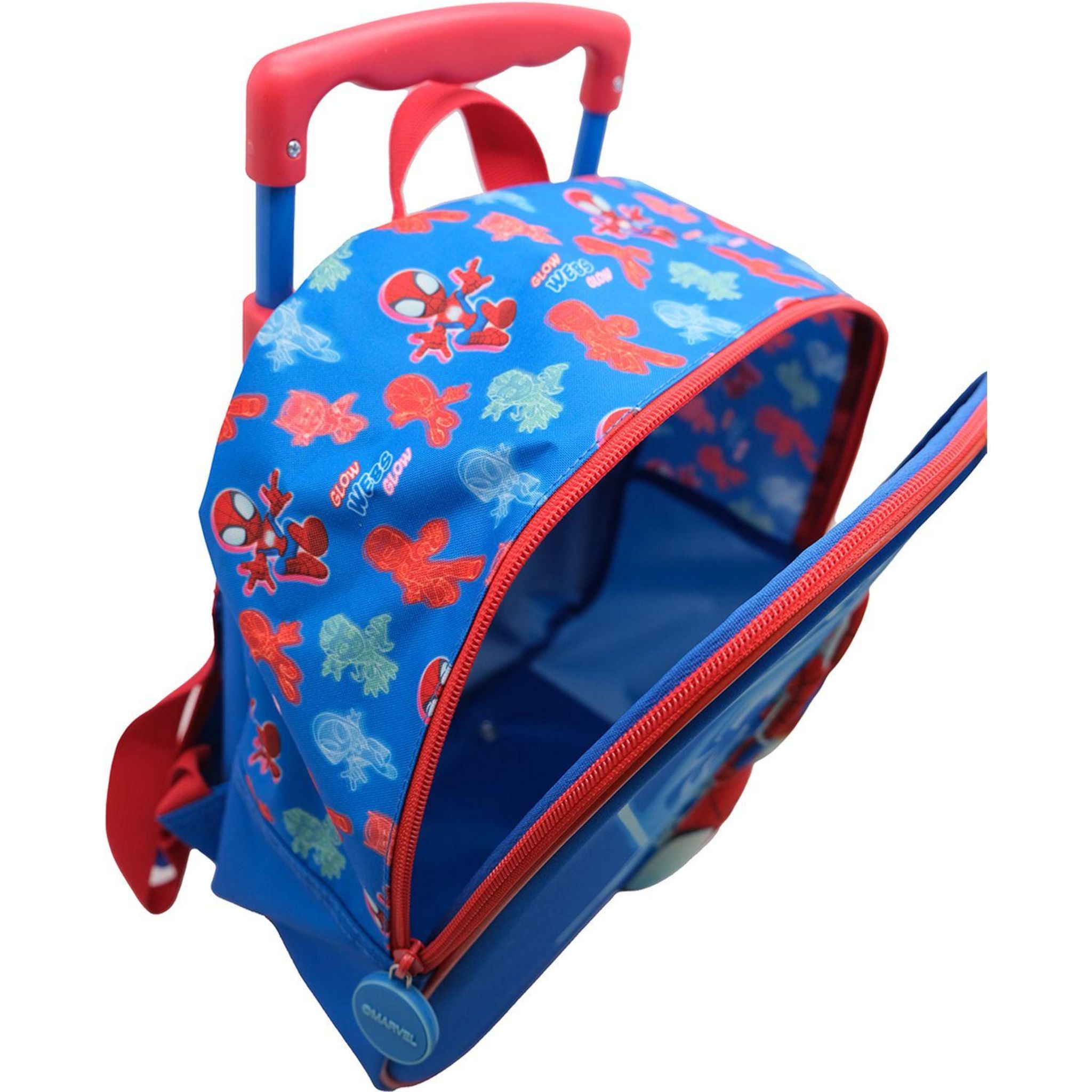 Voir la diapositive 6 : Sac à gouter à roulettes 3D Spidey