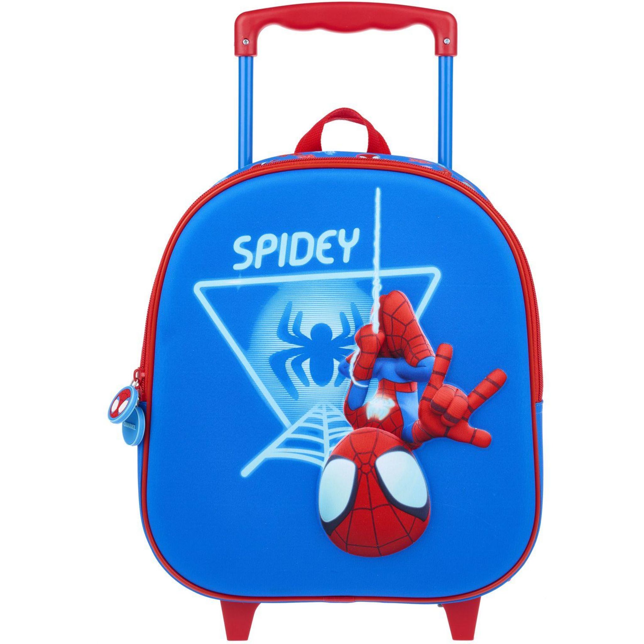 Voir la diapositive 7 : Sac à gouter à roulettes 3D Spidey