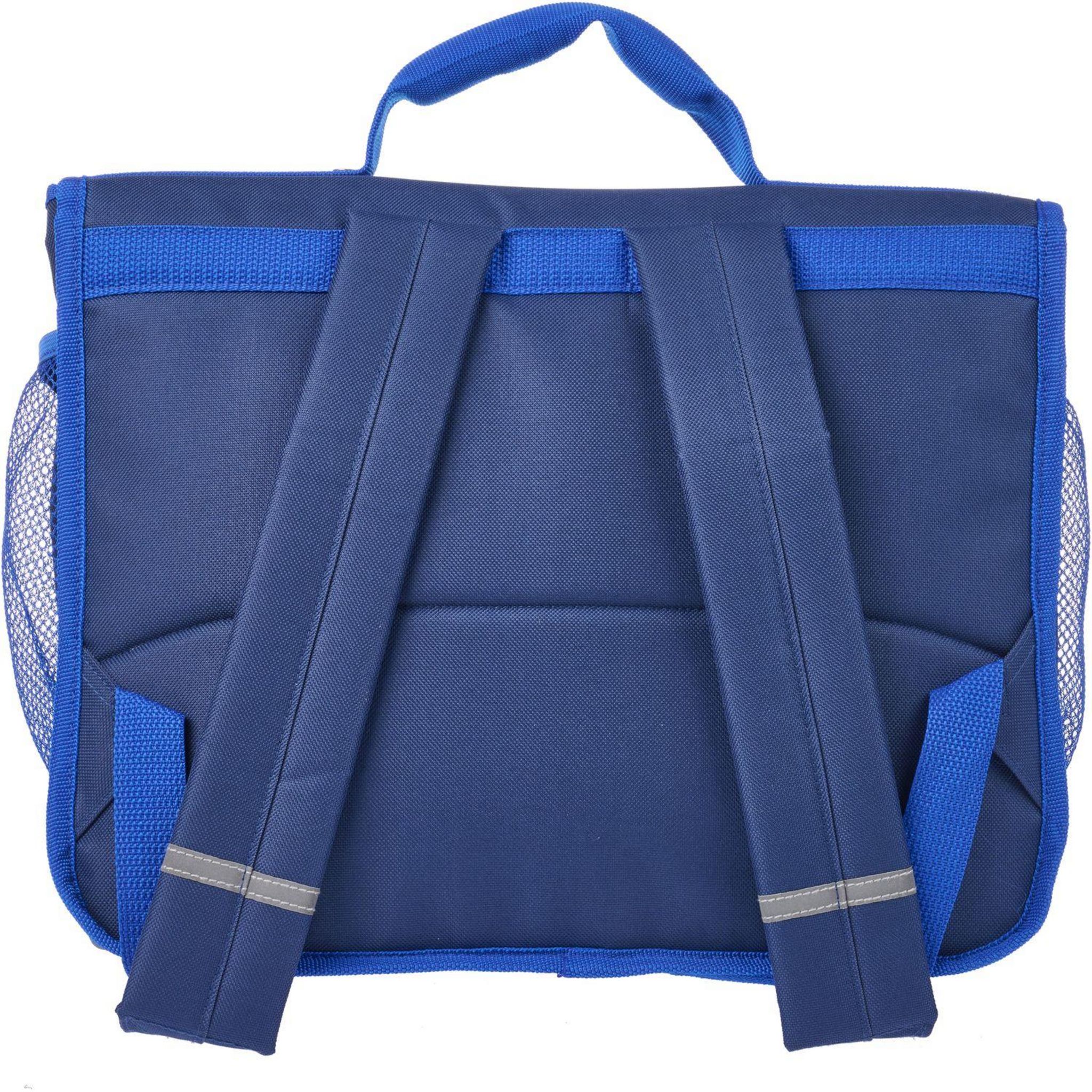 Voir la diapositive 4 : Cartable 36cm - Bleu