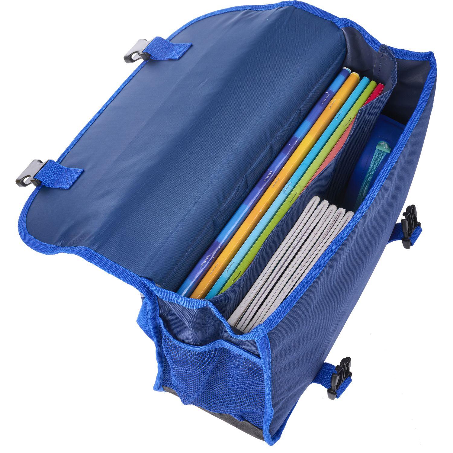 Voir la diapositive 7 : Cartable 36cm - Bleu