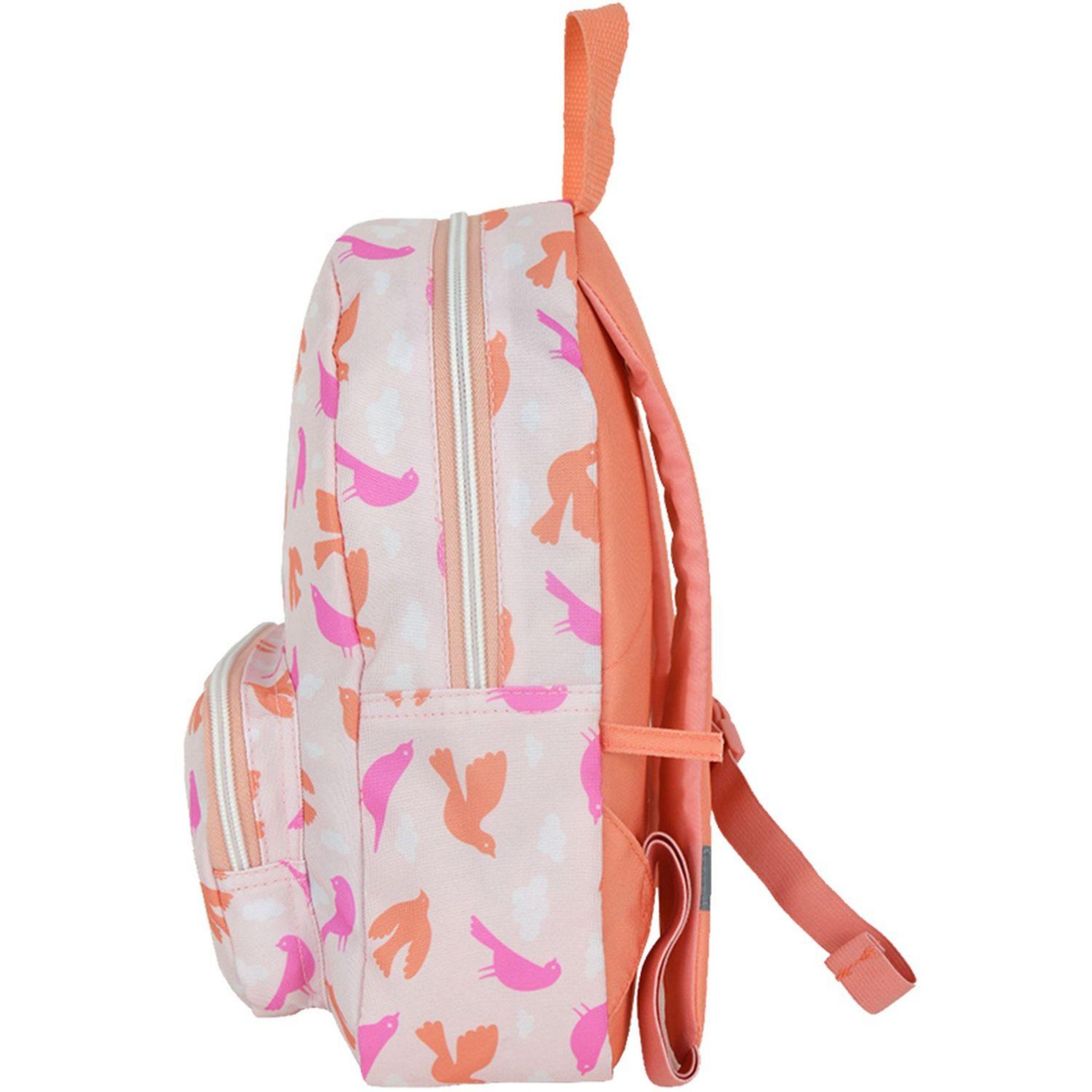 Voir la diapositive 3 : AUCHAN Sac à Goûter Oiseaux - Rose