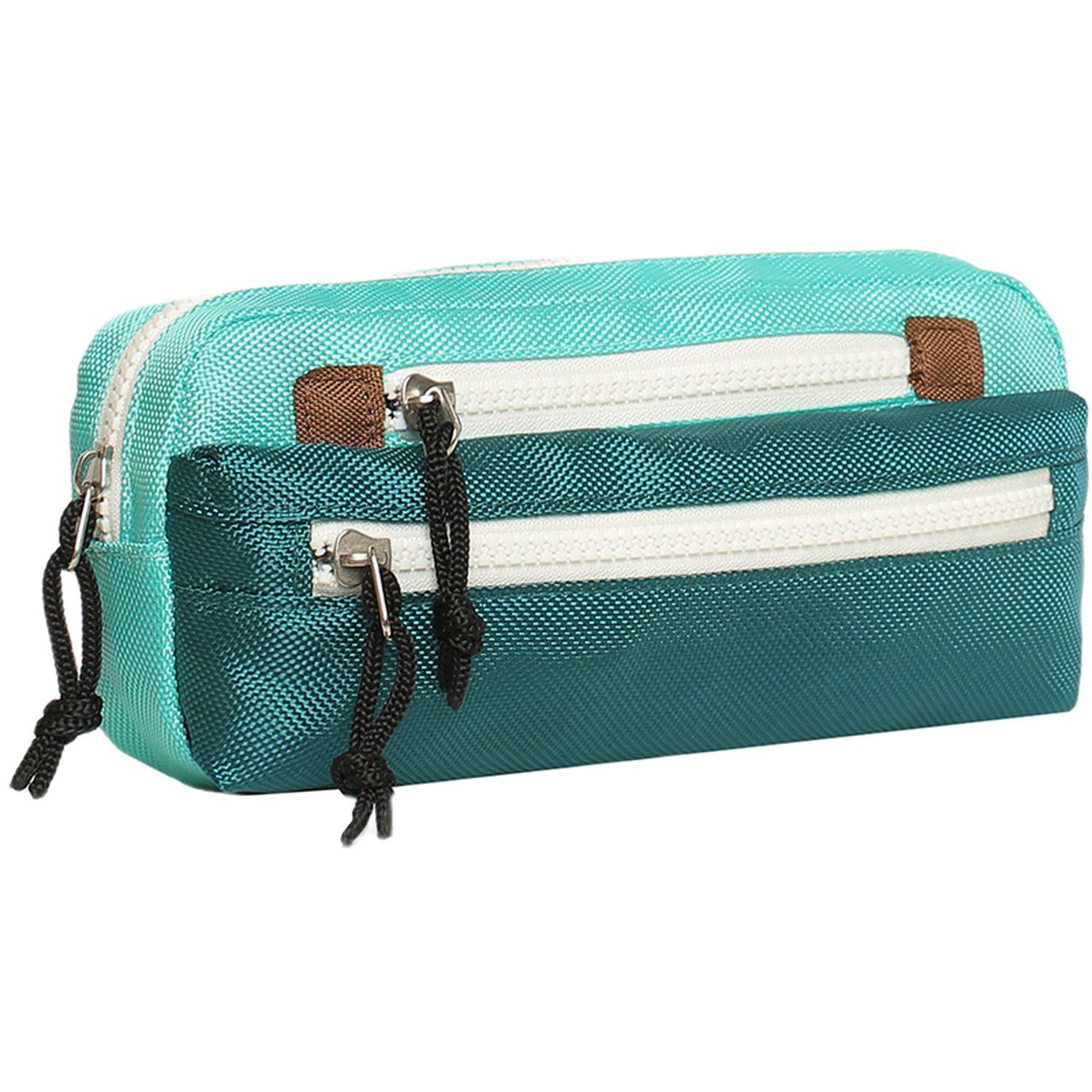 Voir la diapositive 2 : AUCHAN Trousse Bleu Turquoise