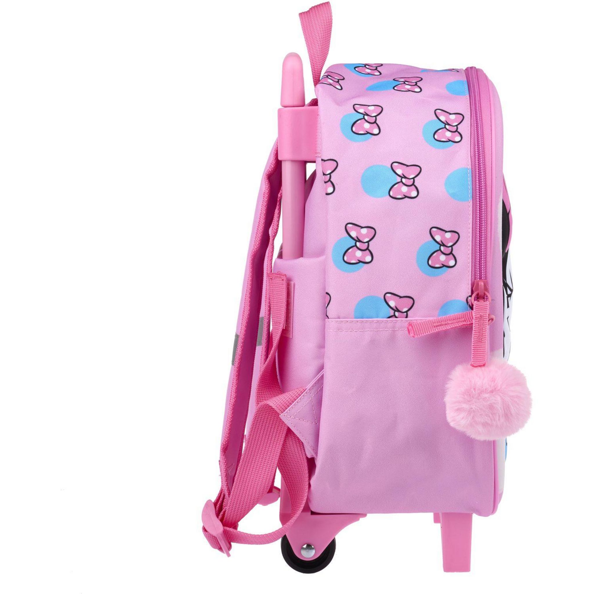 Voir la diapositive 3 : Sac à Gouter à roulettes 3D Minnie