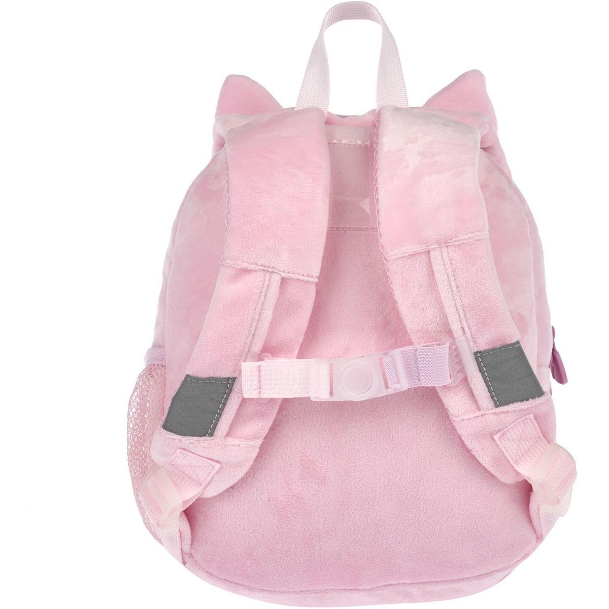 AUCHAN Sac à Goûter Peluche Chat Rose