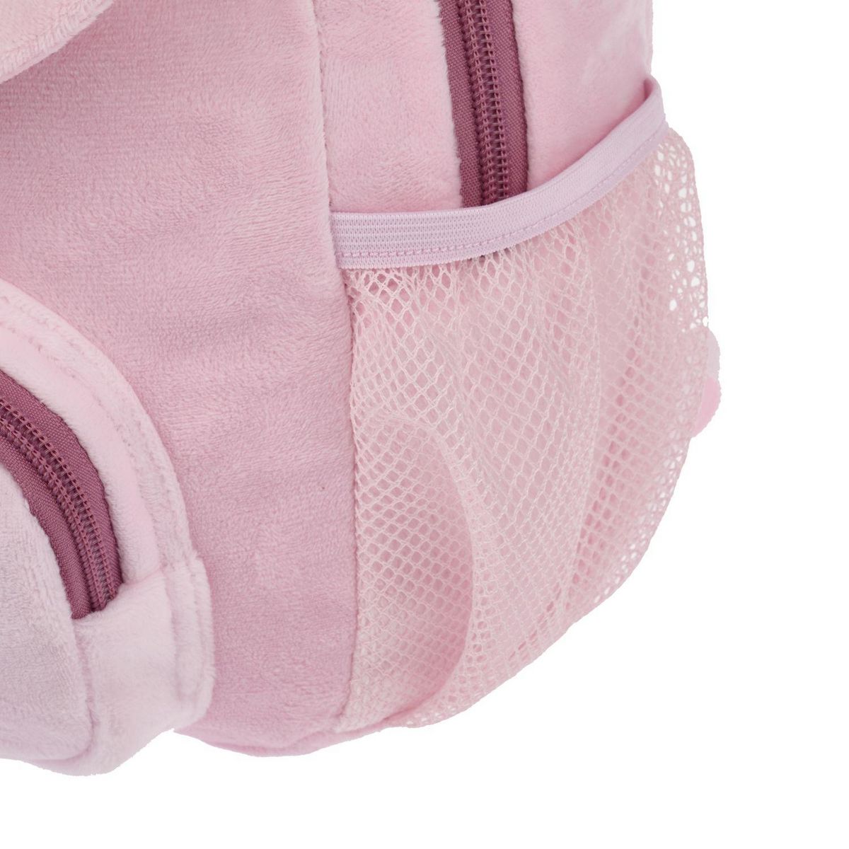 AUCHAN Sac à Goûter Peluche Chat Rose