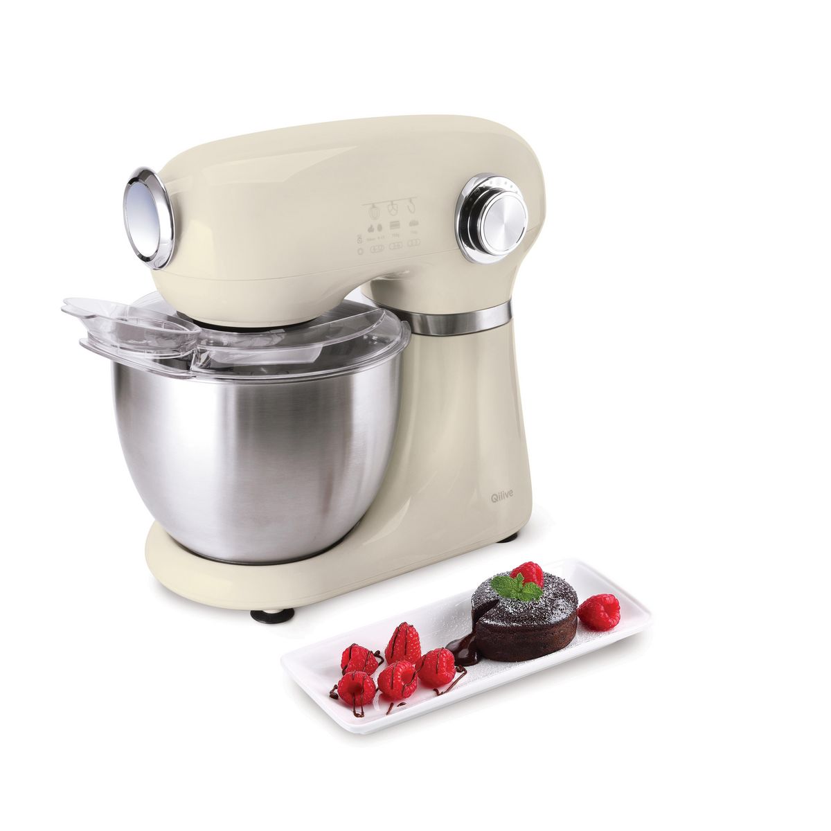QILIVE Robot pâtissier rétro Q5212 - Blanc