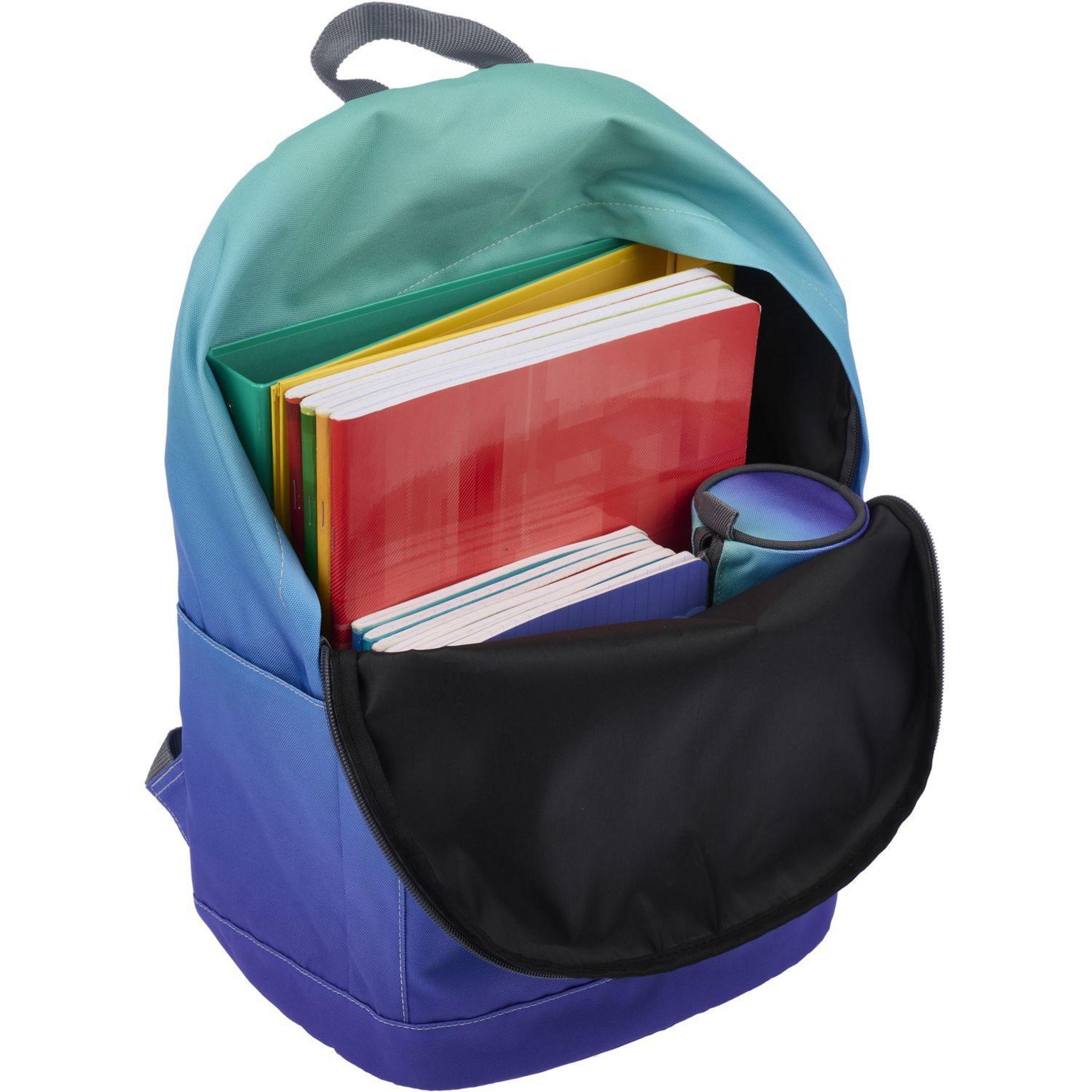 Voir la diapositive 7 : YOUNG'S ATTITUDE Sac à Dos 1 compartiment Trendy - Bleu dégradé