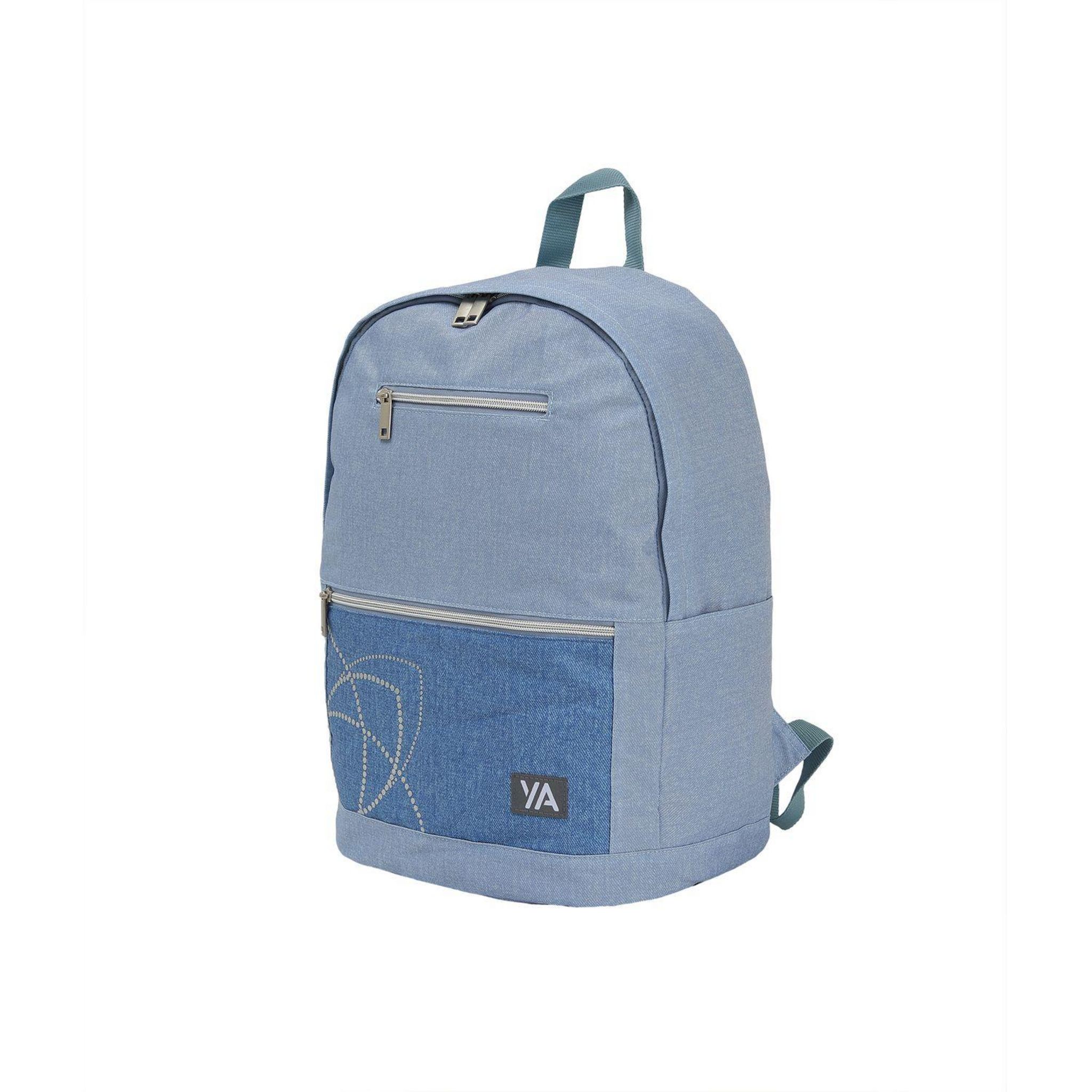 Voir la diapositive 3 : YOUNG'S ATTITUDE Sac à Dos 1 compartiment Trendy Jeans - Bleu