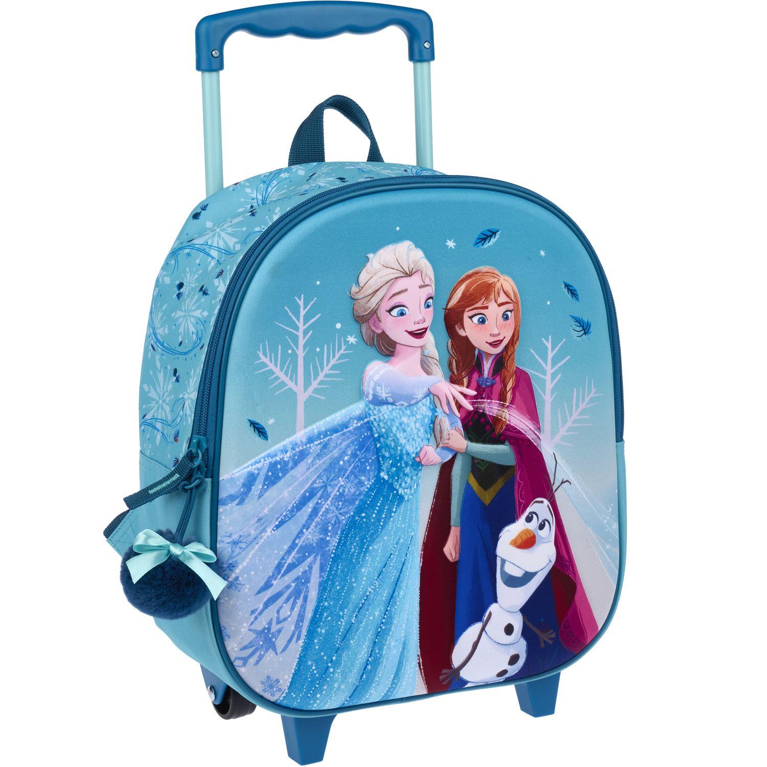 Voir la diapositive 2 : Sac à gouter à roulettes 3D Reine des Neiges