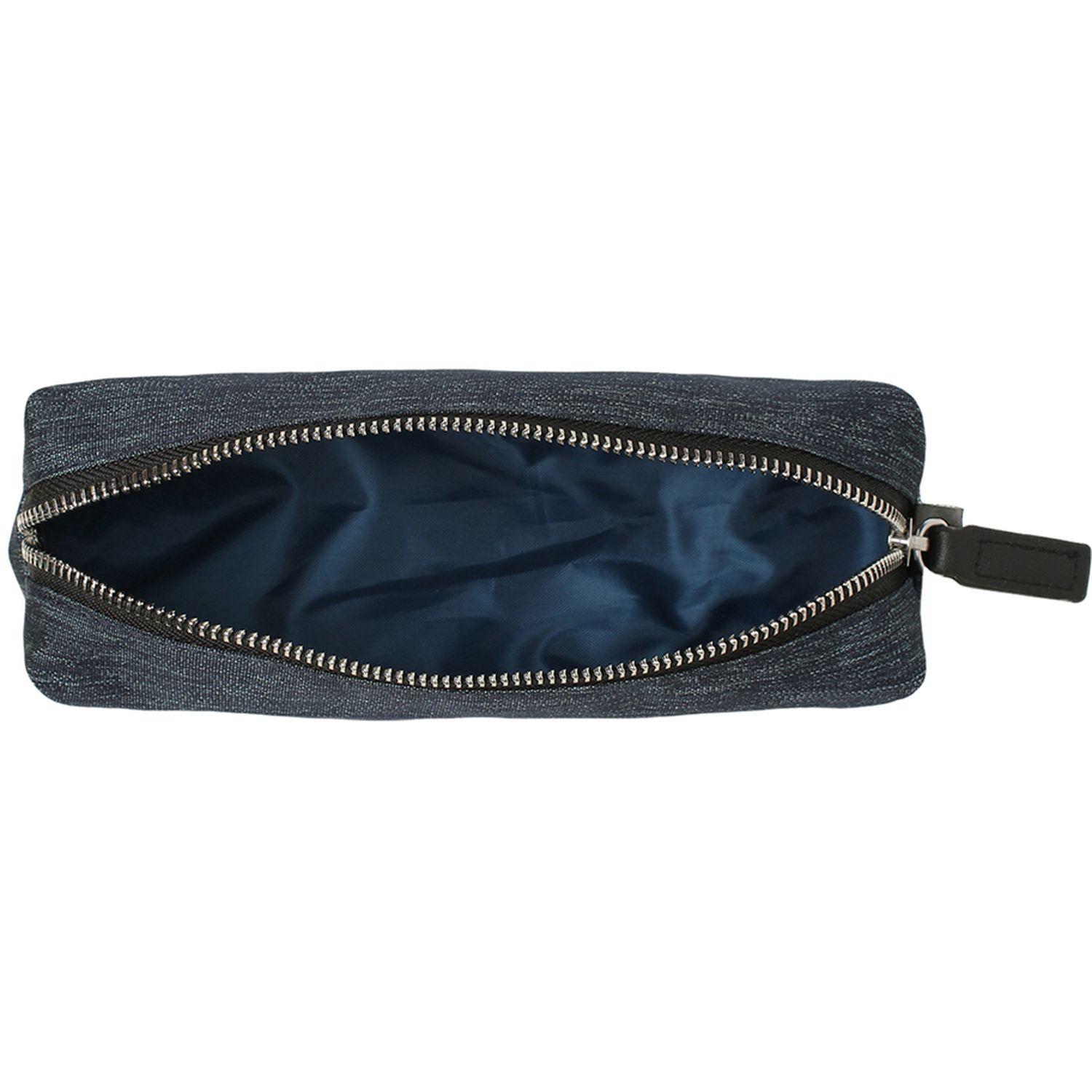 Voir la diapositive 4 : AUCHAN Trousse rectangulaire Bleu foncé