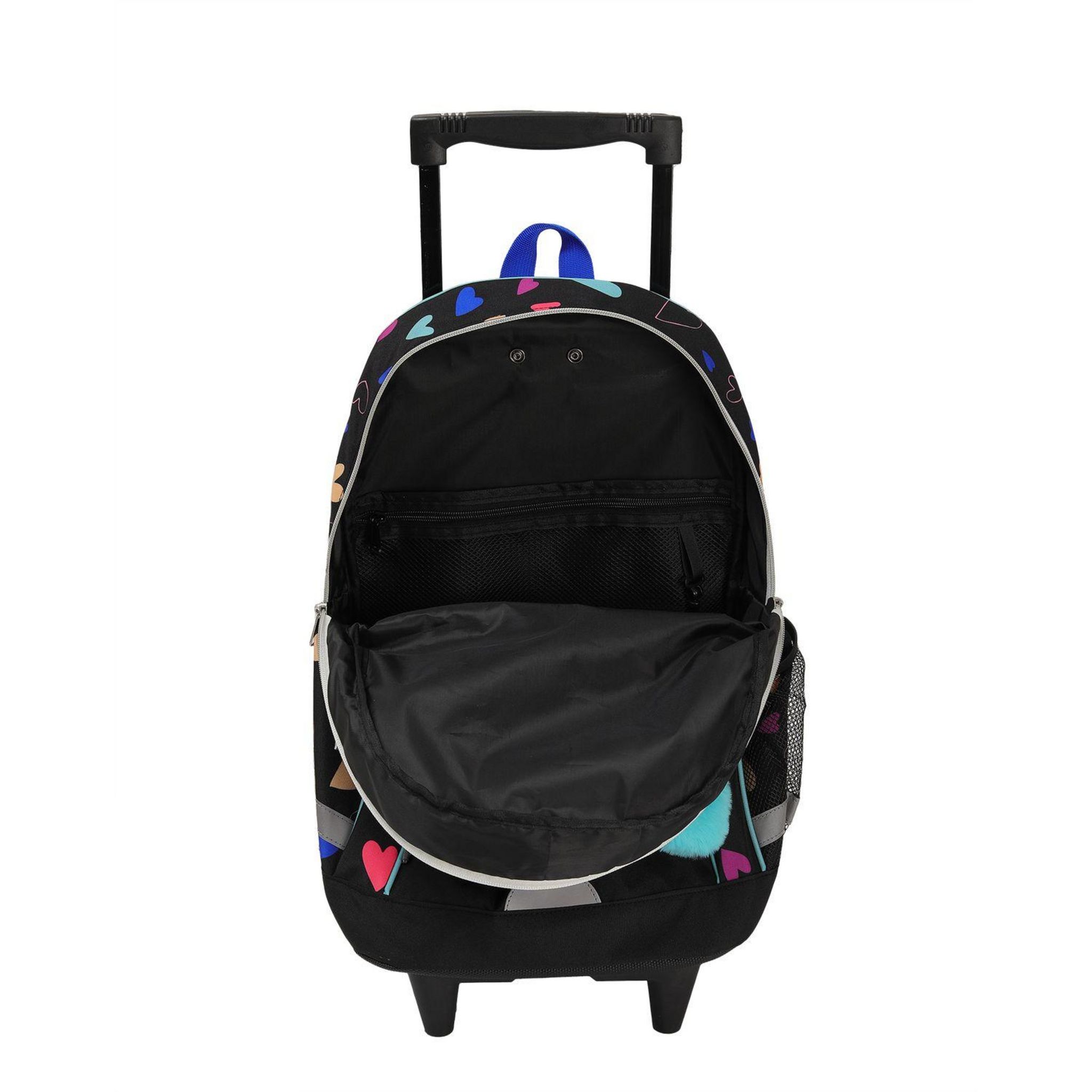 Voir la diapositive 6 : AUCHAN Sac à Dos à roulettes Cœur