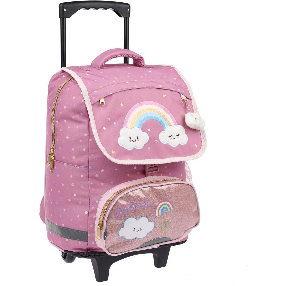 AUCHAN Sac à Dos à roulettes Rêves