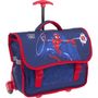 Voir la diapositive 2 : Cartable à roulettes Spiderman