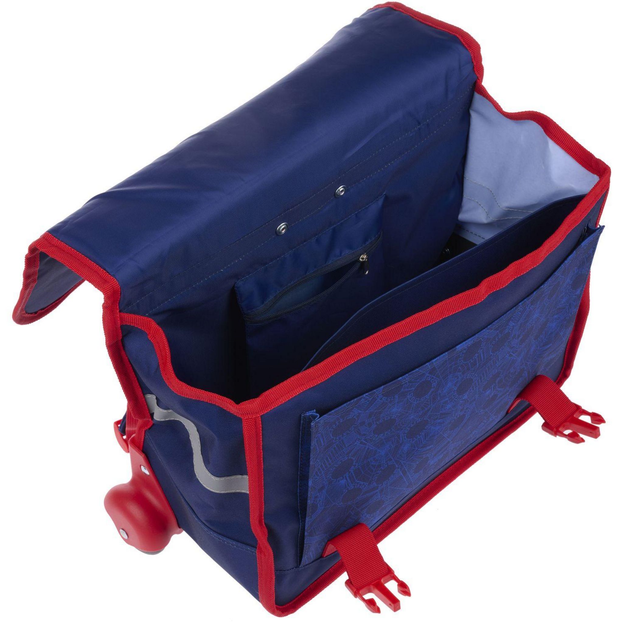 Voir la diapositive 7 : Cartable à roulettes Spiderman