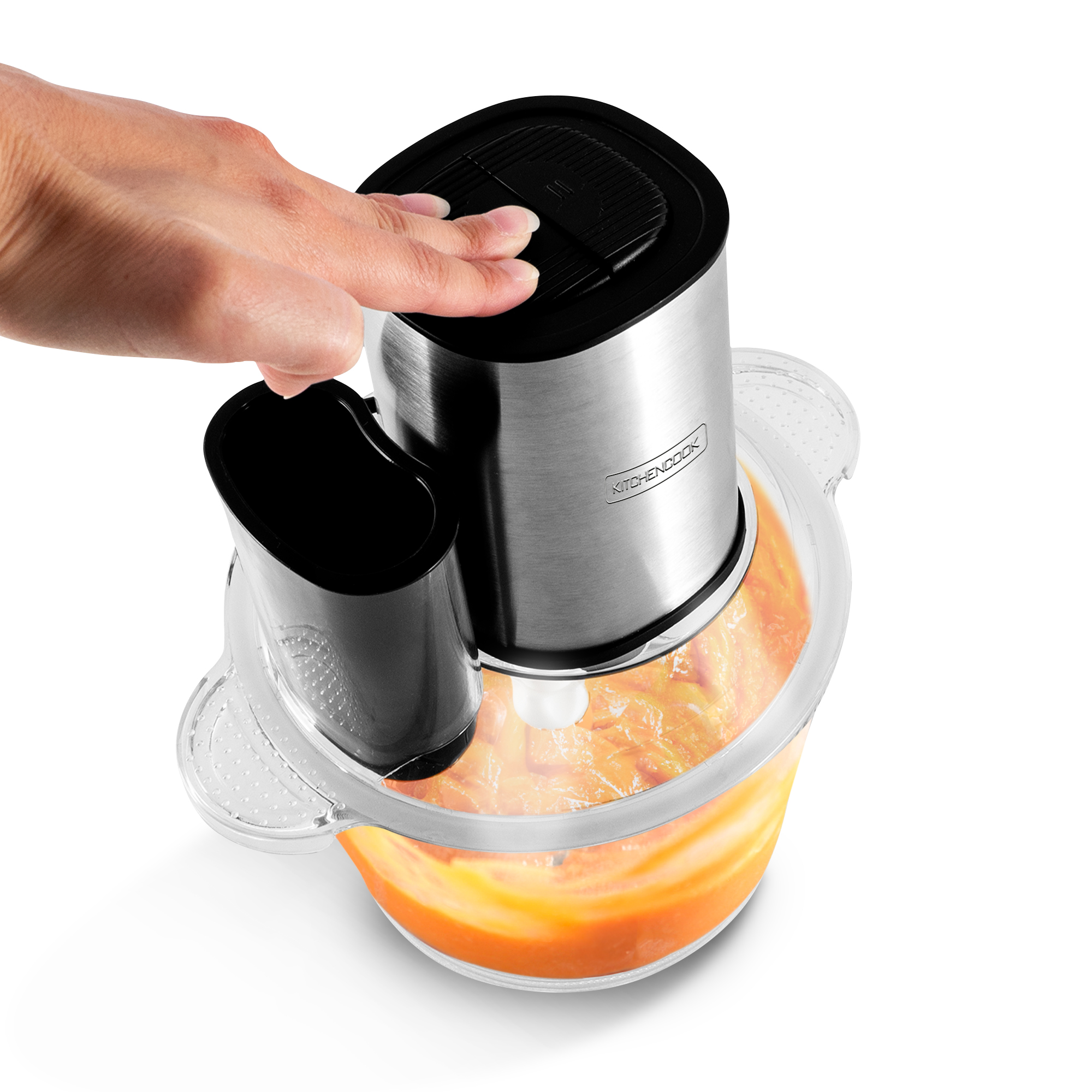Voir la diapositive 3 : KITCHENCOOK Hachoir multifonction SLIMIX - Argent