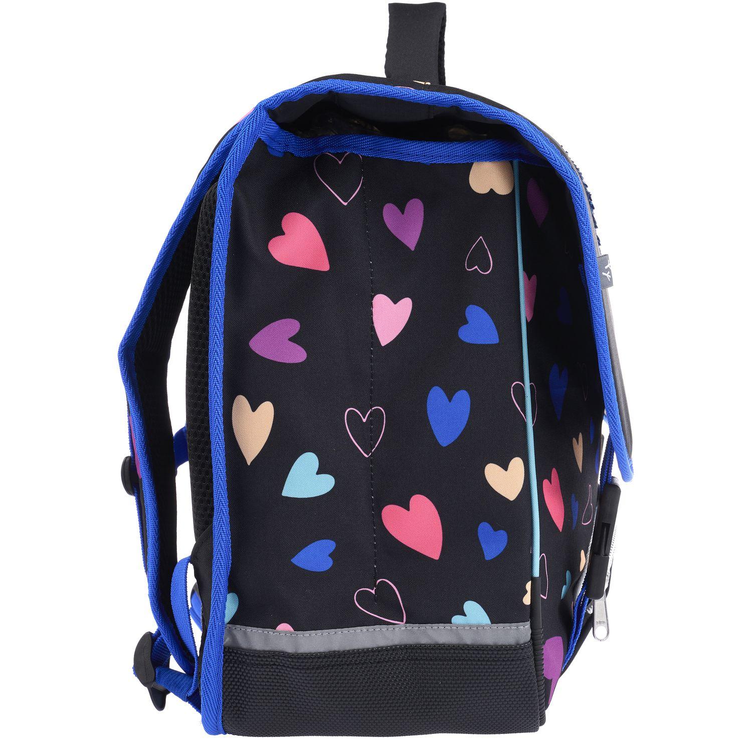 Voir la diapositive 3 : AUCHAN Cartable Modern 41cm Coeur