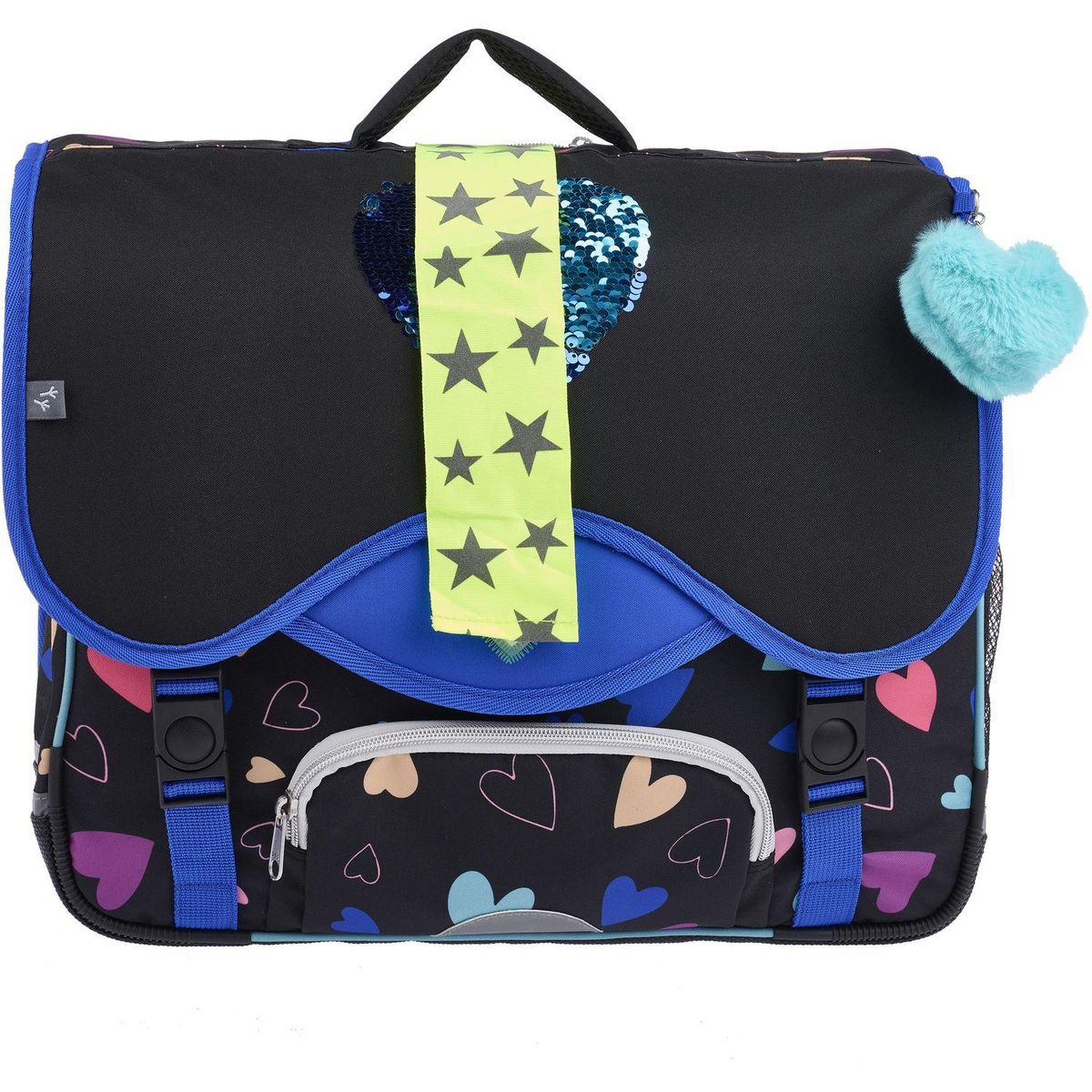 AUCHAN Cartable Modern 41cm Coeur