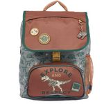 AUCHAN Sac à Dos 2 compartiments 38 cm - Dinosaures