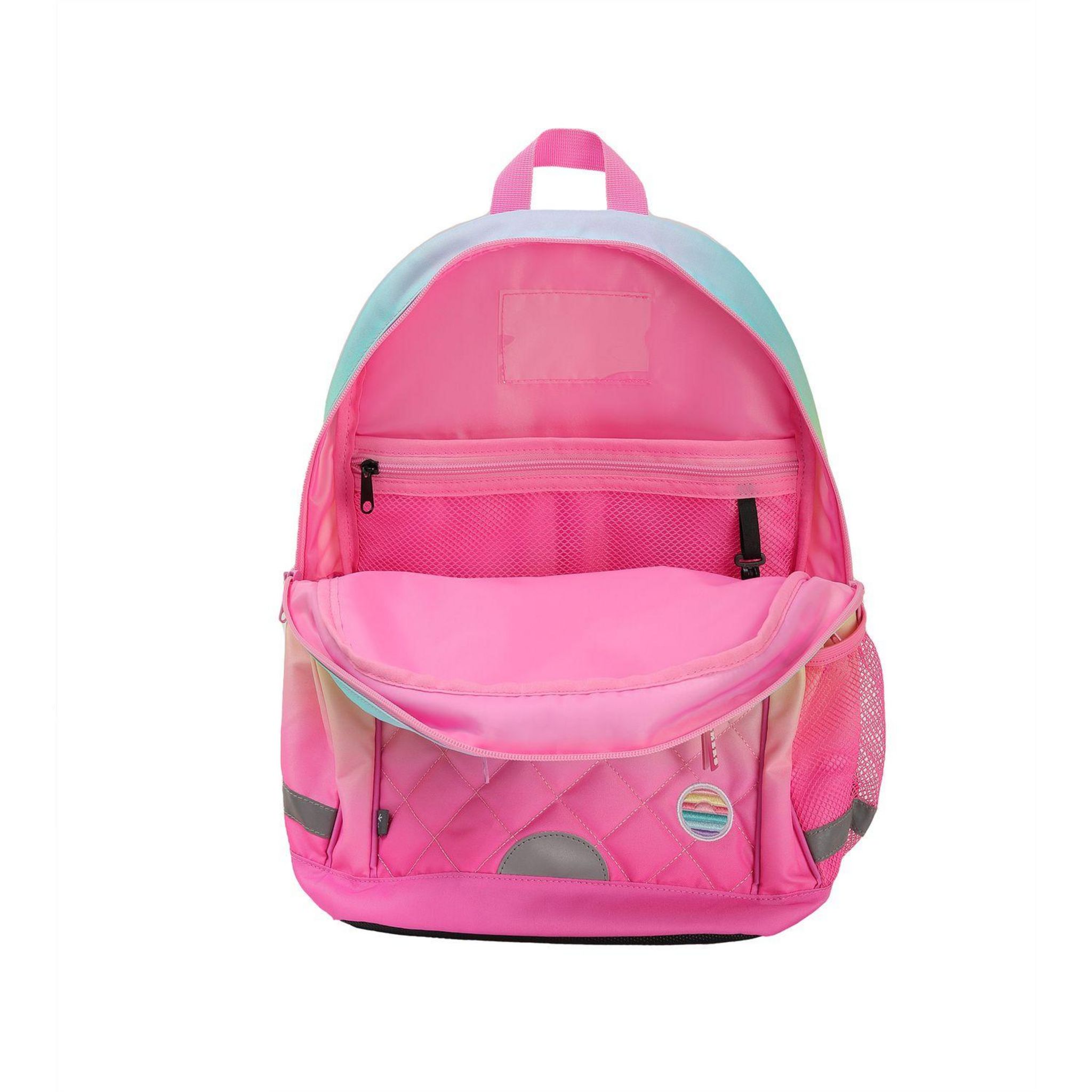 Voir la diapositive 6 : AUCHAN Sac à Dos 2 compartiments 43 cm - Shimmering