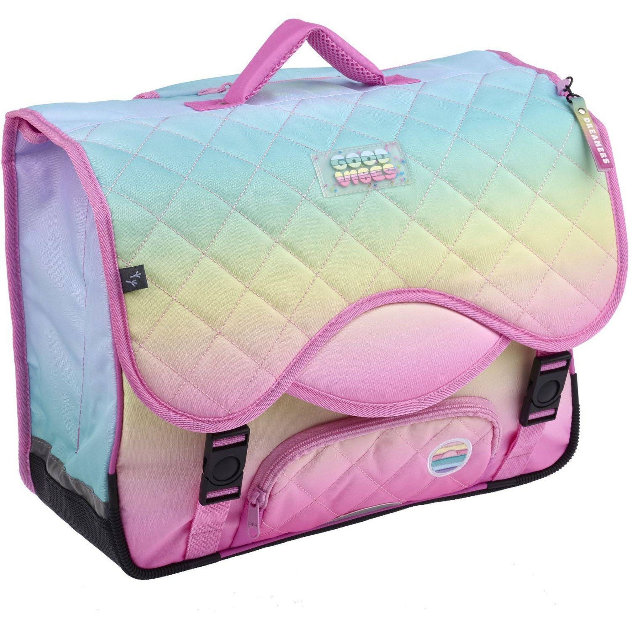 Voir la diapositive 2 : AUCHAN Cartable Moderm 41cm Shimmering