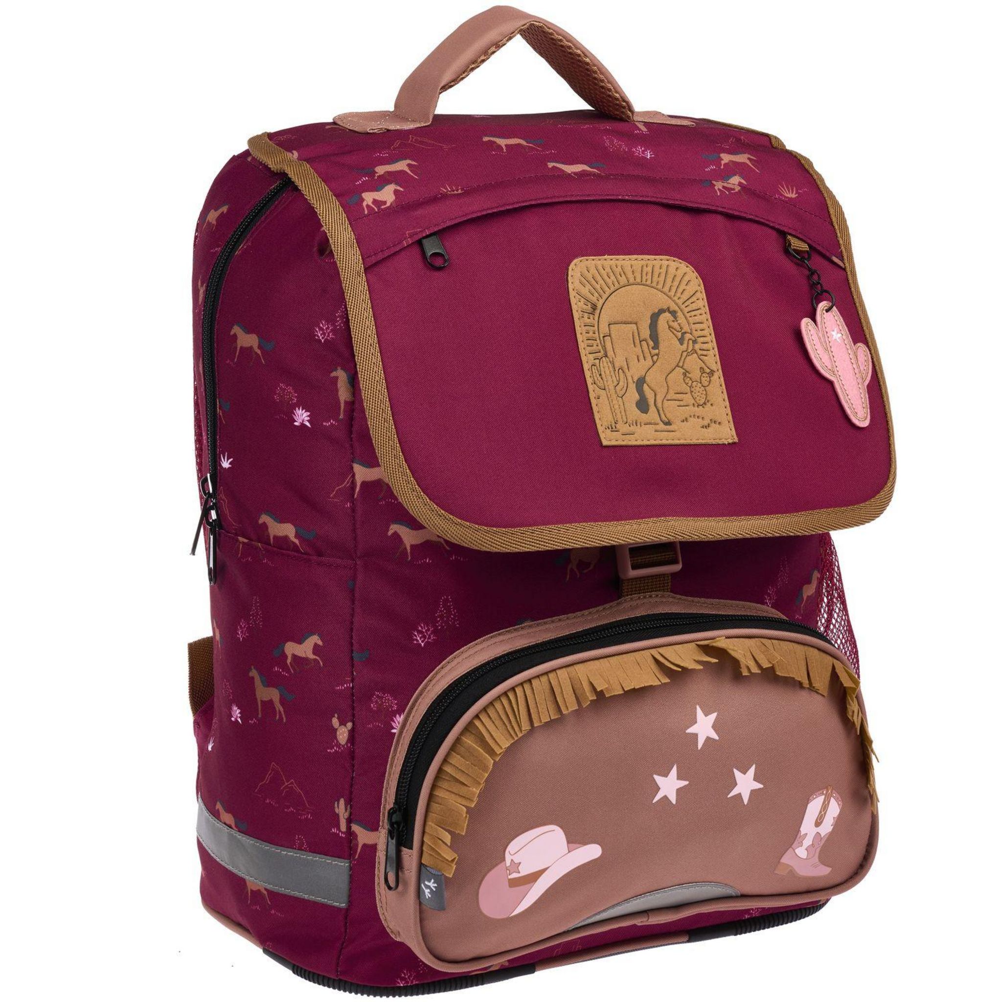 Voir la diapositive 3 : AUCHAN Sac à Dos 2 compartiments 38 cm - Western