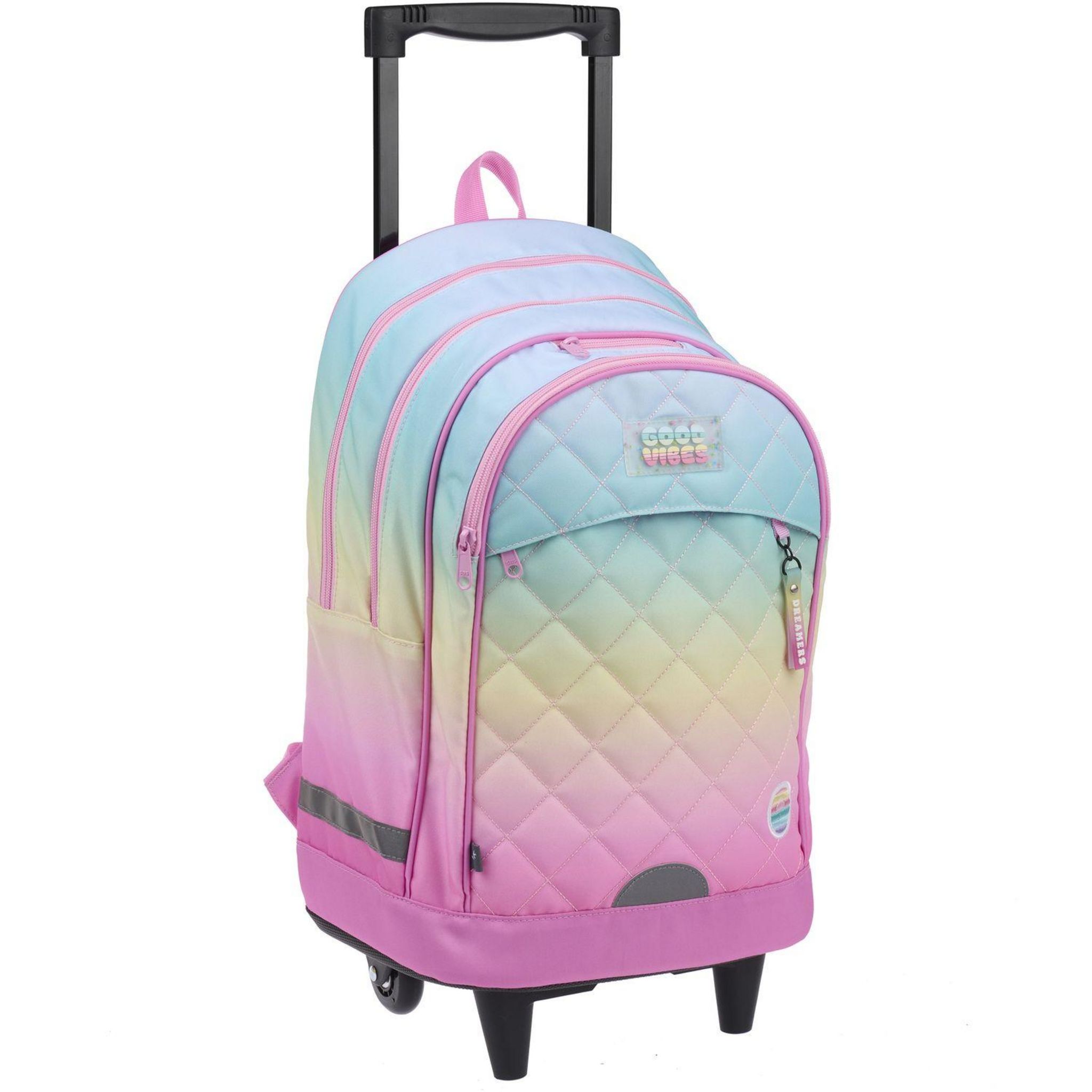 Voir la diapositive 2 : Sac à Dos à roulettes Shimmering