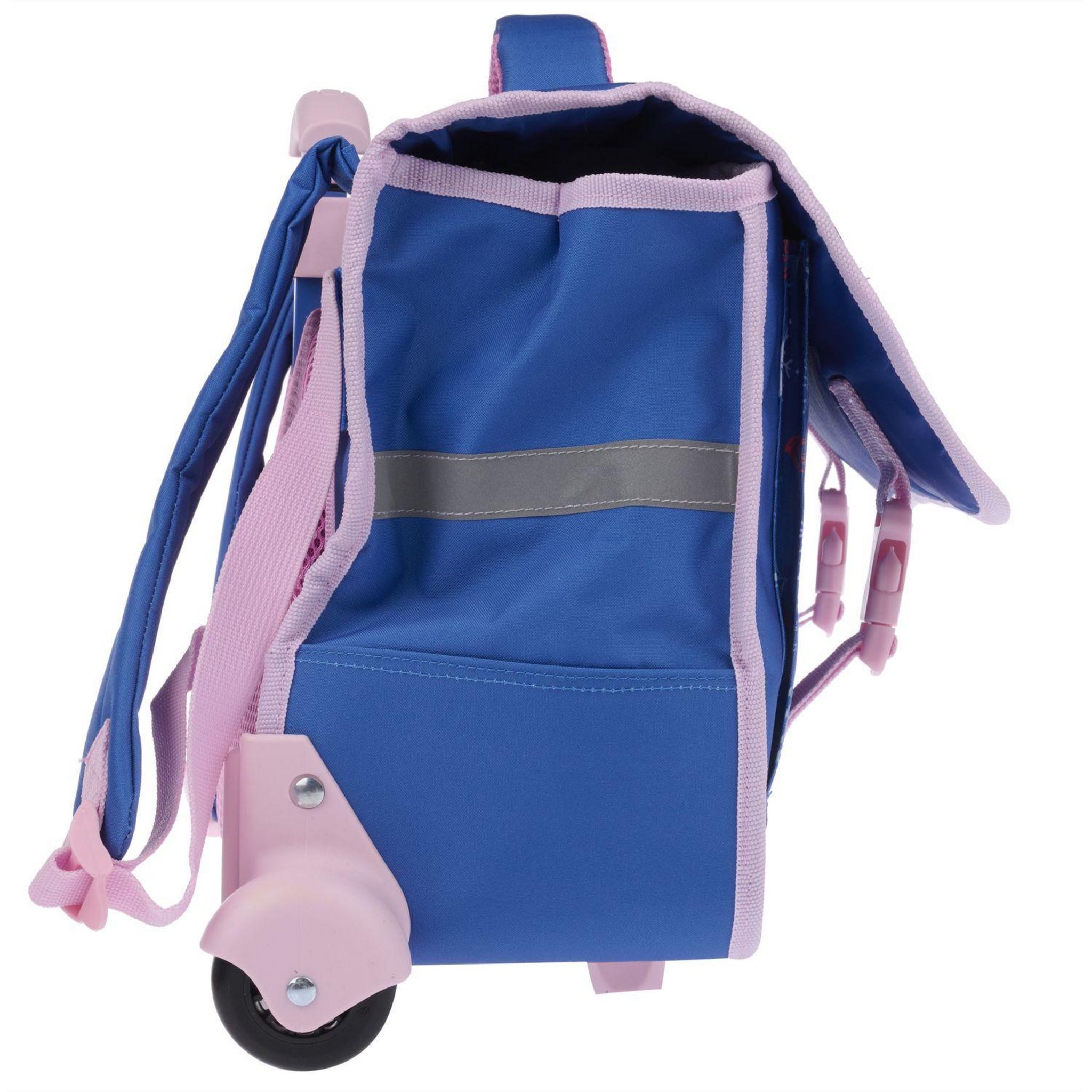 Voir la diapositive 3 : Cartable à roulettes Reine des Neiges