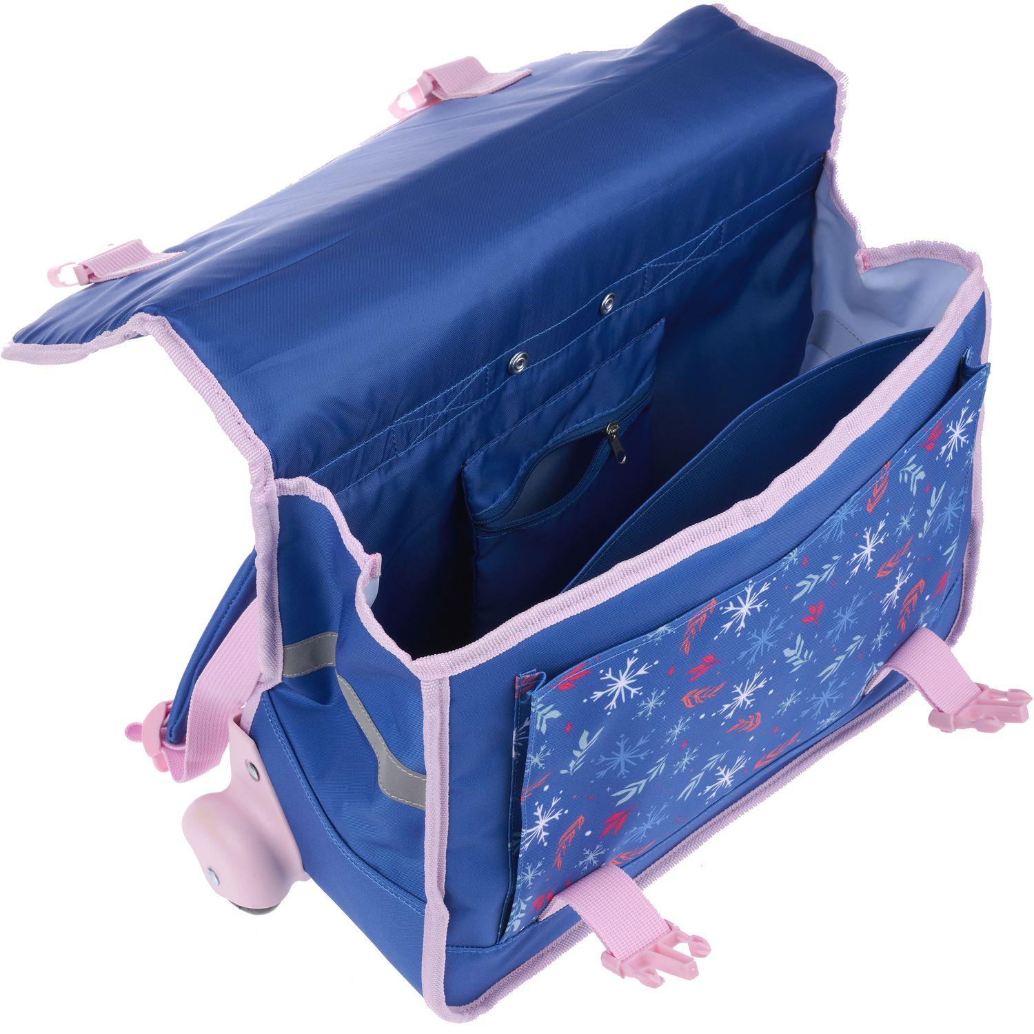 Voir la diapositive 5 : Cartable à roulettes Reine des Neiges