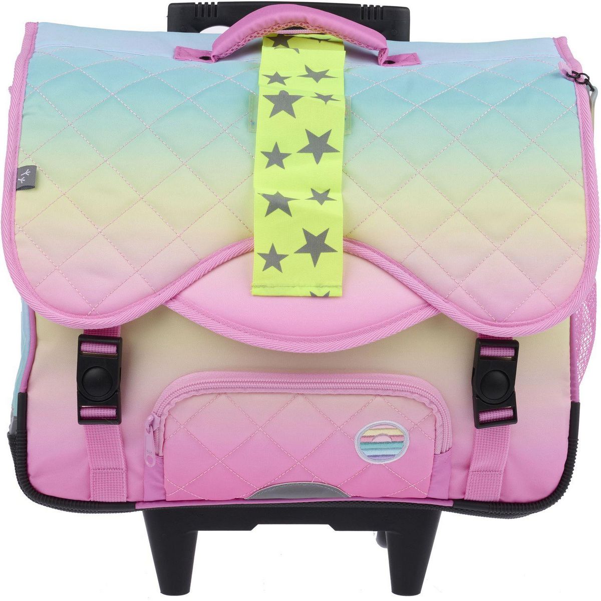 AUCHAN Cartable à roulettes Shimmering