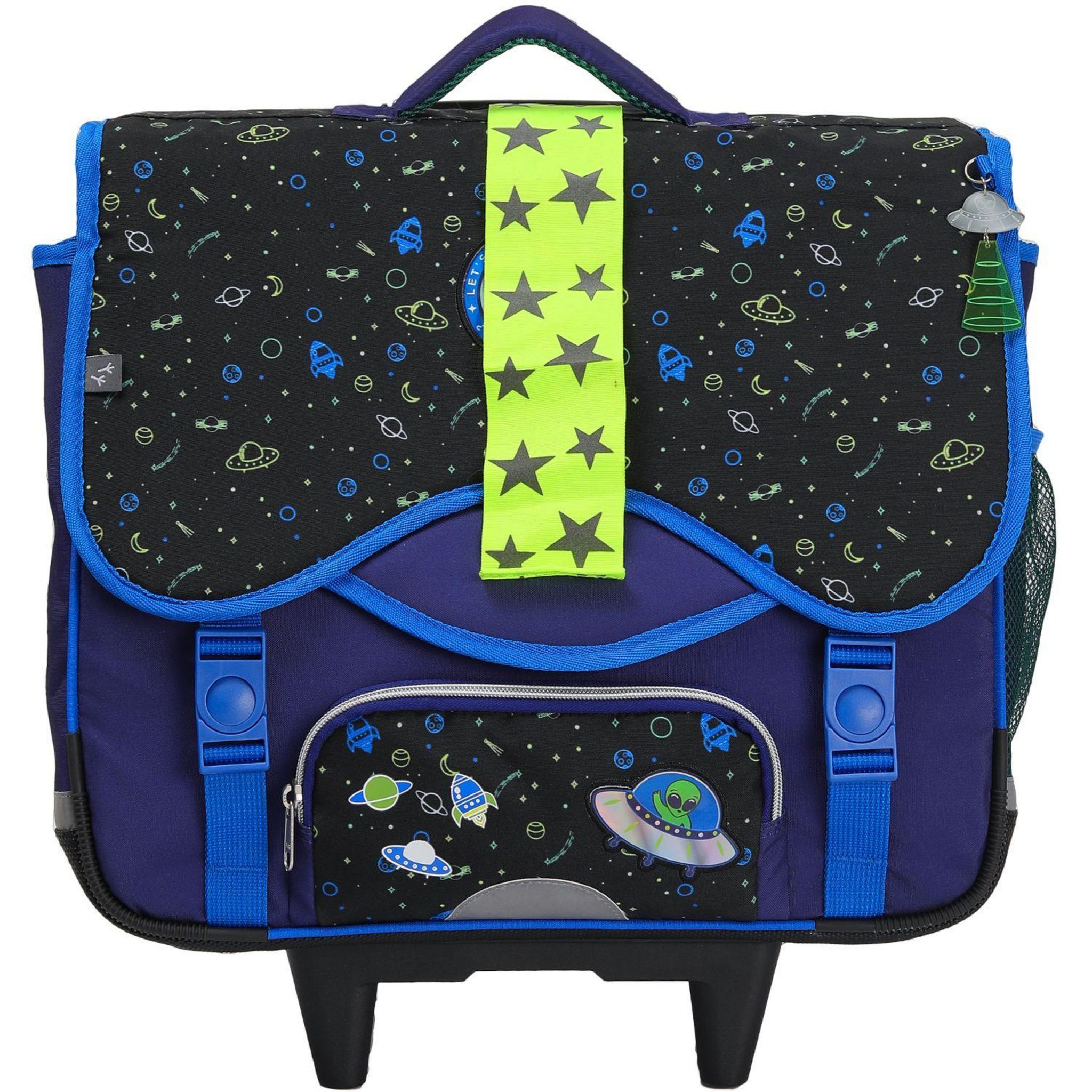 Voir la diapositive 5 : AUCHAN Cartable à roulettes Alien