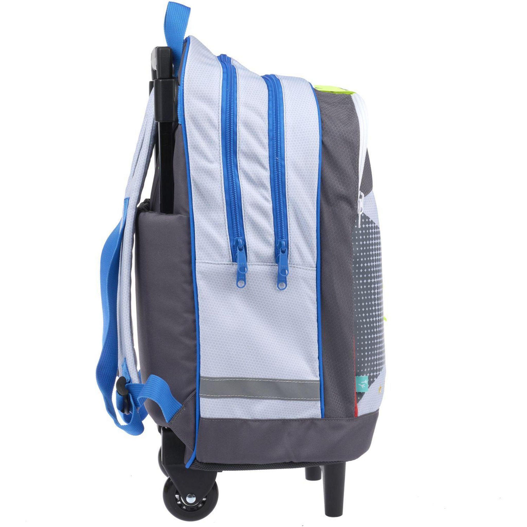 Voir la diapositive 3 : AUCHAN Sac à Dos à roulettes Football