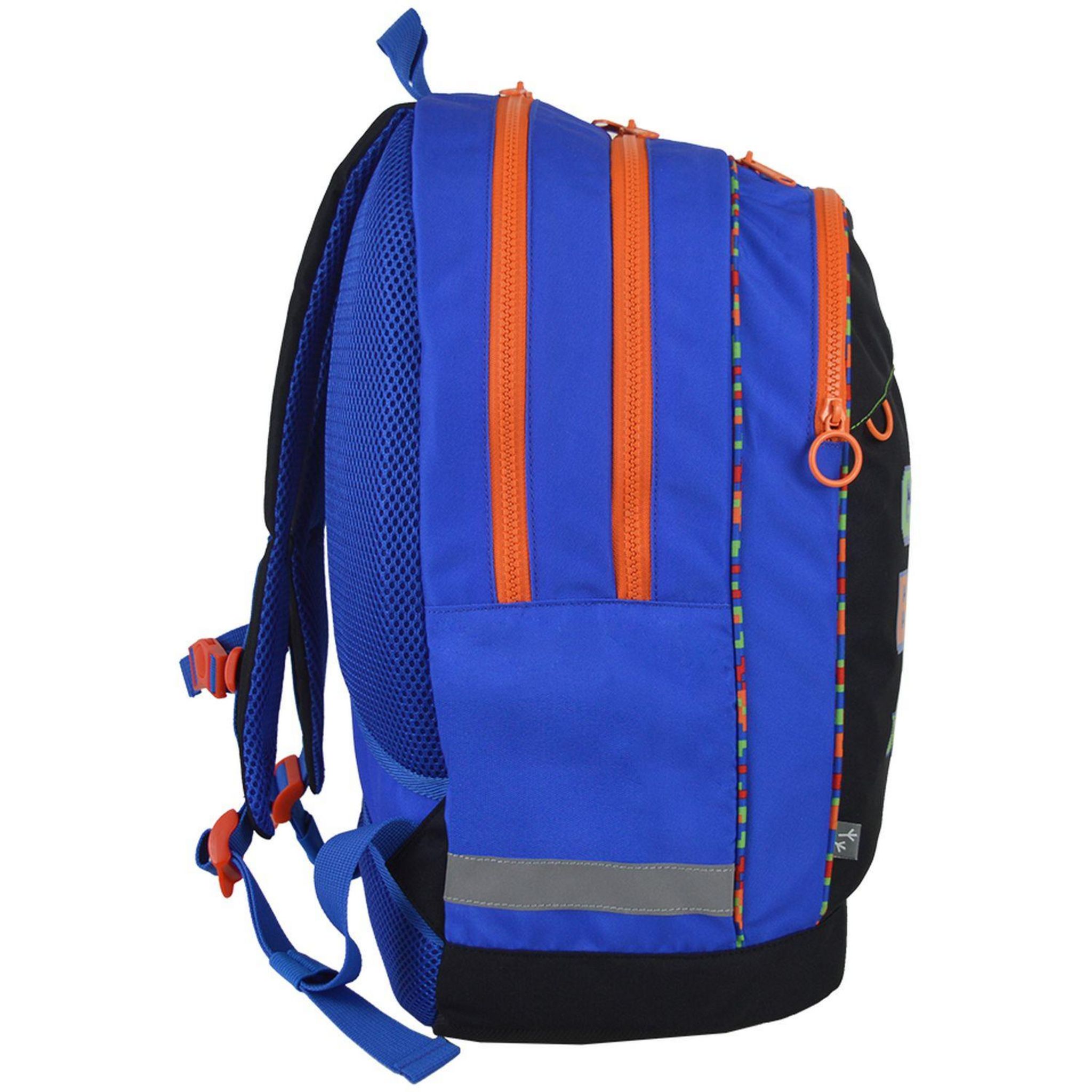 Voir la diapositive 2 : AUCHAN Sac à Dos 2 compartiments 43 cm - Gamer