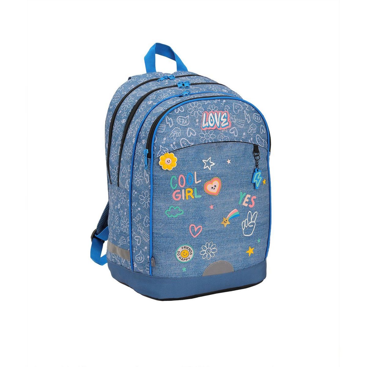 AUCHAN Sac à Dos 2 compartiments 43 cm - Graffiti