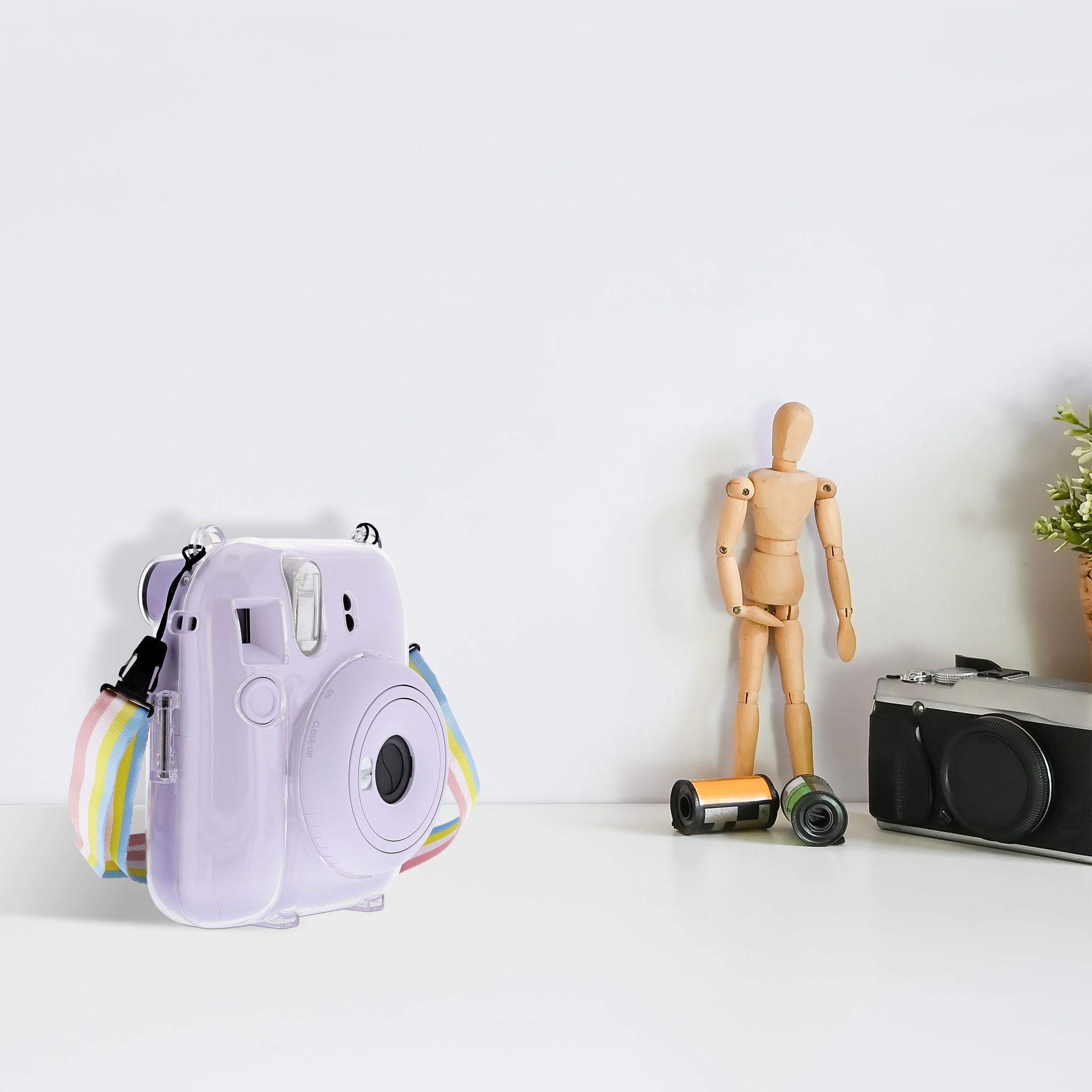 Voir la diapositive 5 : TNB Housse de transport pour InstaxMini 12 - Transparente