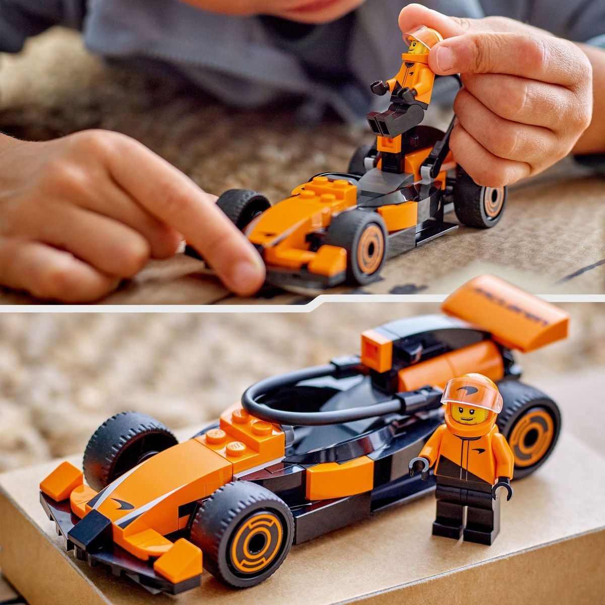 LEGO City 60442 - Voiture de course McLaren avec pilote de F1