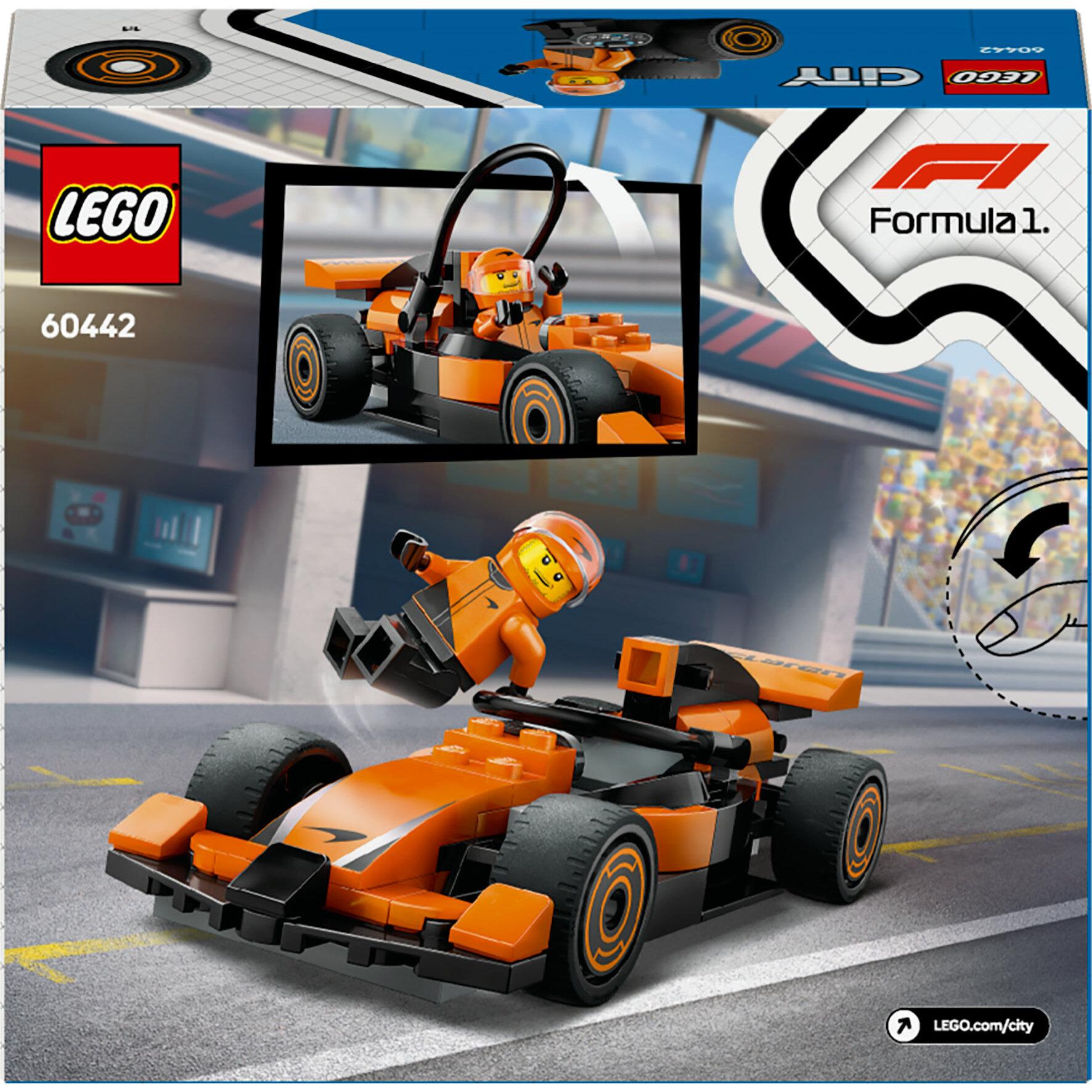 Voir la diapositive 8 : LEGO LEGO City 60442 Voiture de course McLaren avec pilote de F1 - Jouet pour garçon dès 6 ans
